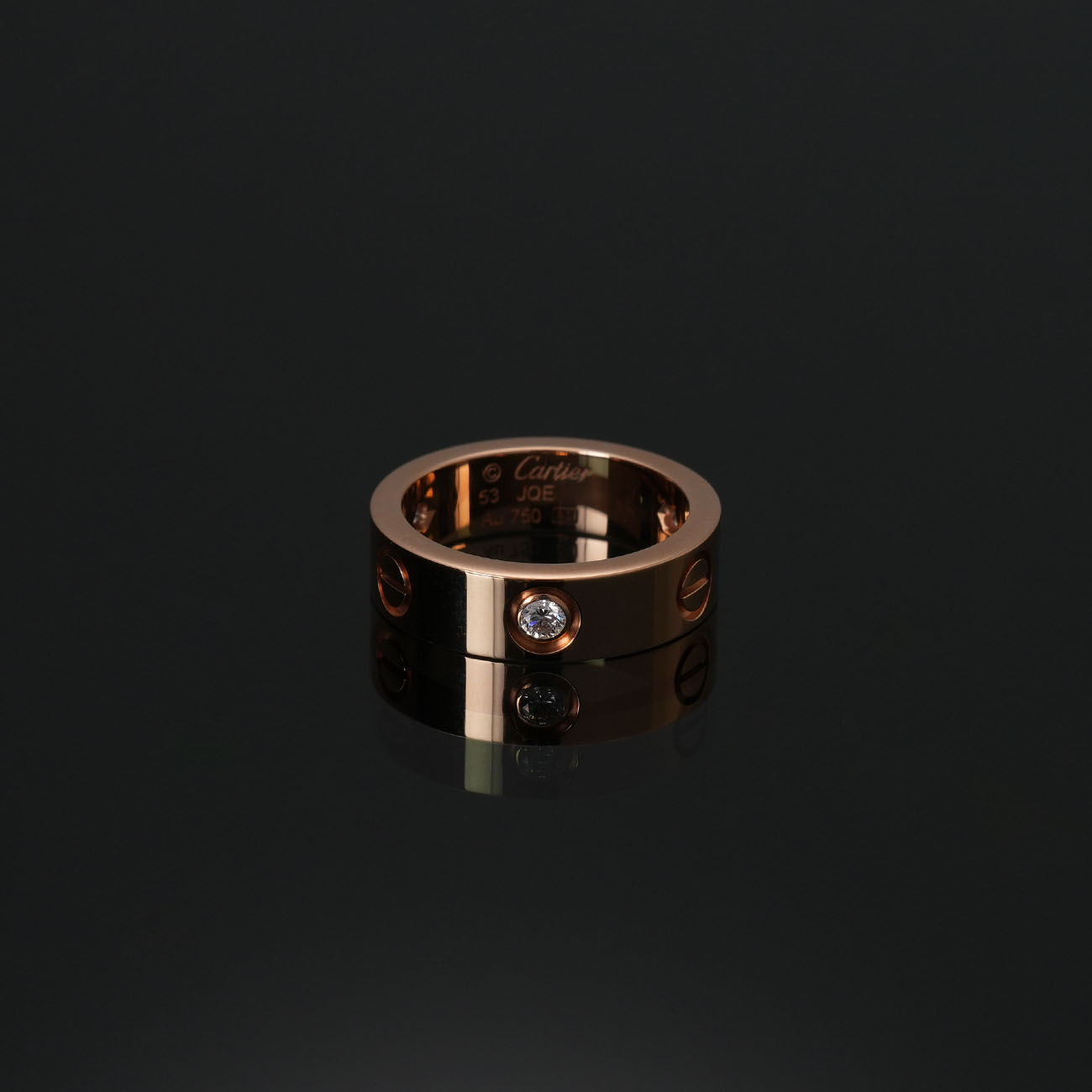 CARTIER(USED)까르띠에 3P 러브 링 #53