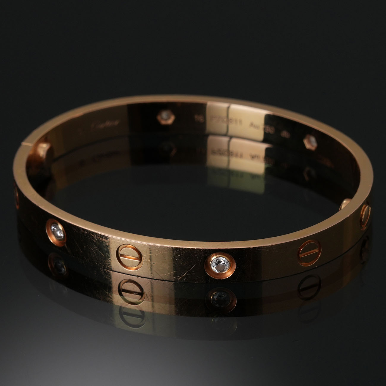 CARTIER(USED)까르띠에 러브 브레이슬릿 4P #16
