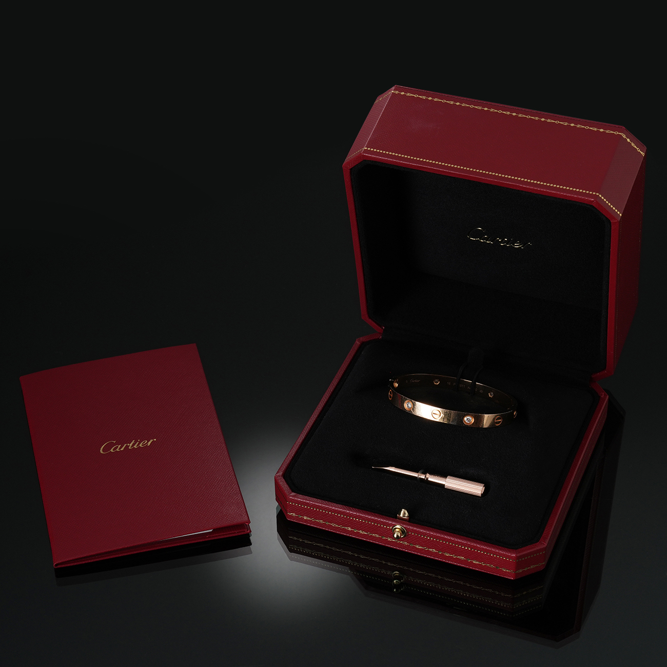 CARTIER(USED)까르띠에 러브 브레이슬릿 4P #16