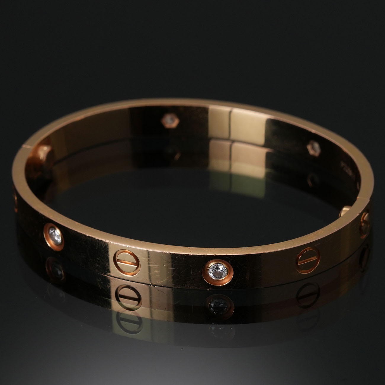 CARTIER(USED)까르띠에 러브 브레이슬릿 4P #16