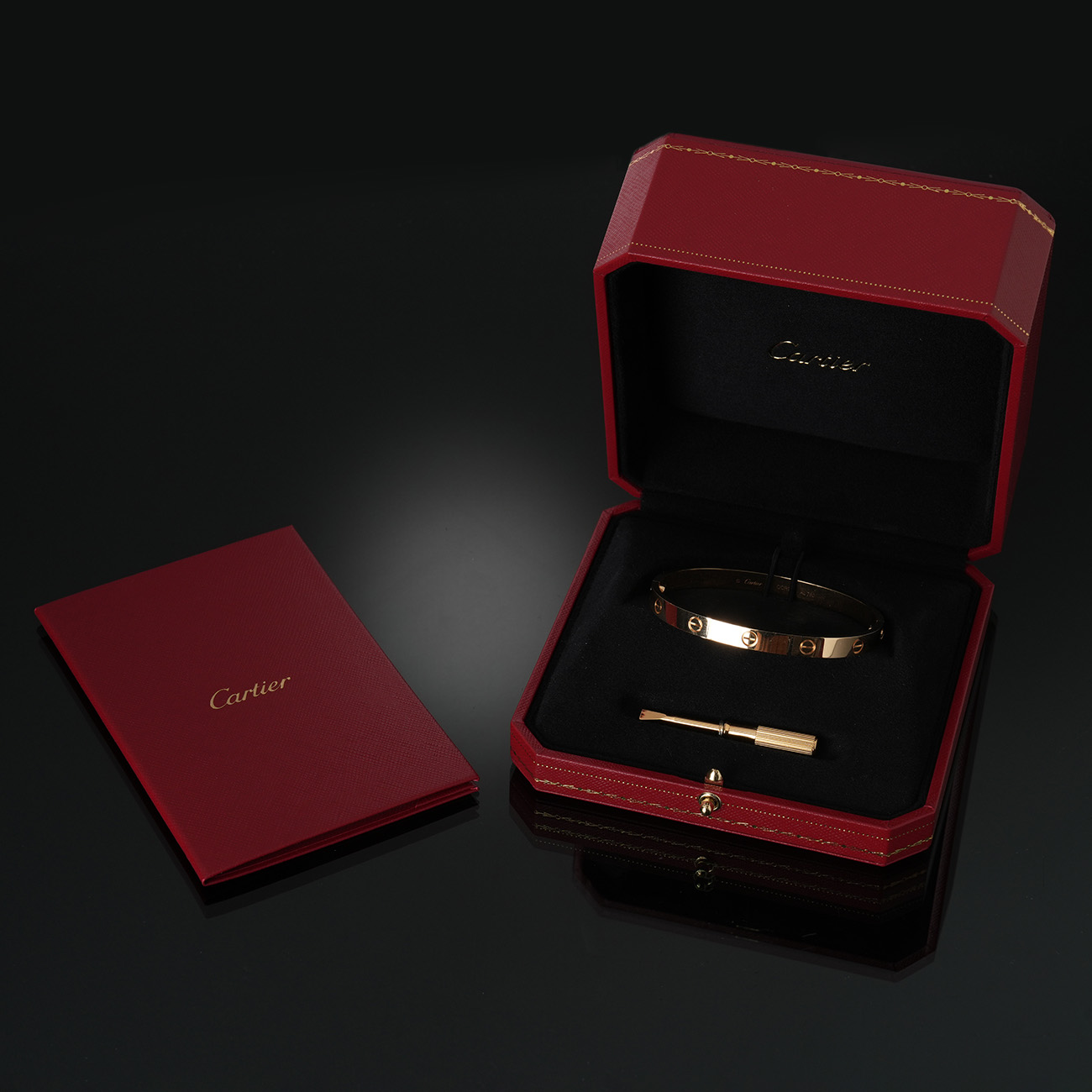CARTIER(USED)까르띠에 러브 브레이슬릿 19#