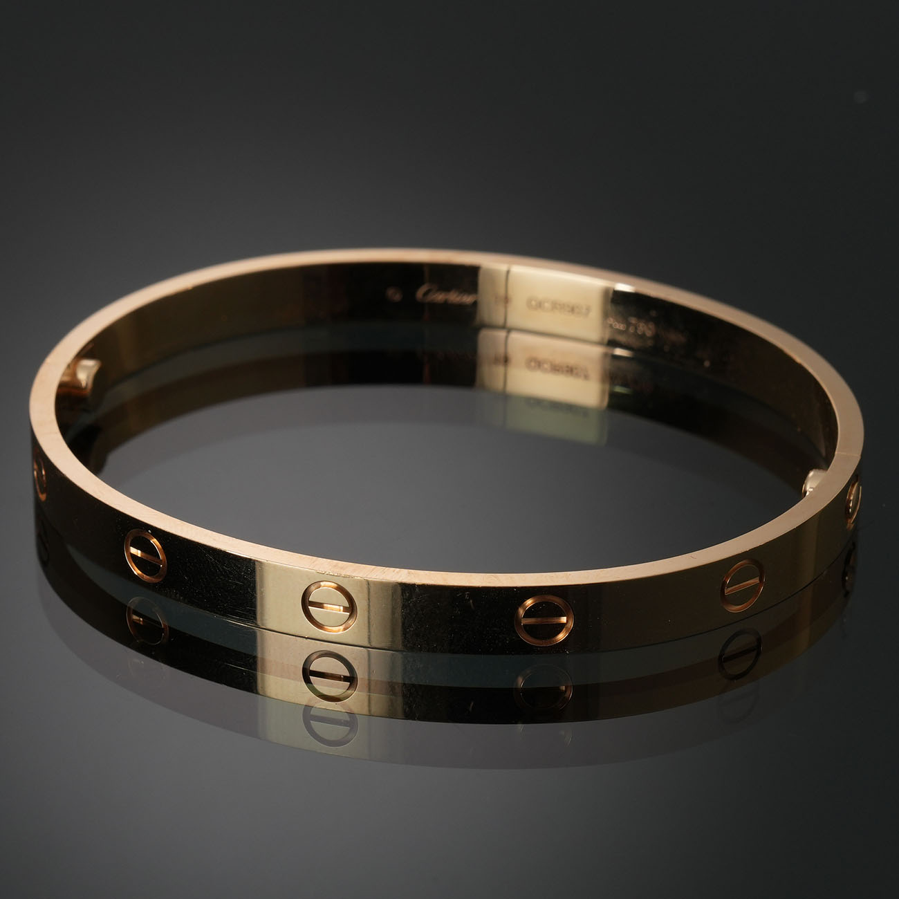 CARTIER(USED)까르띠에 러브 브레이슬릿 19#