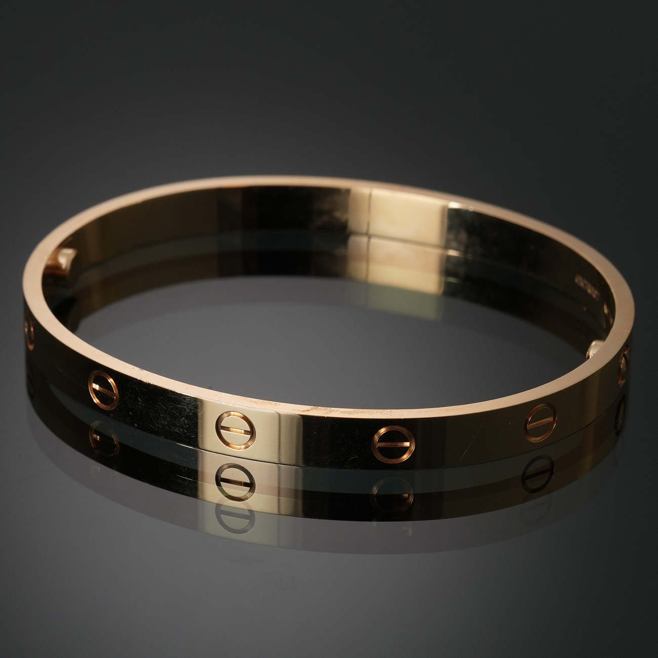 CARTIER(USED)까르띠에 러브 브레이슬릿 19#