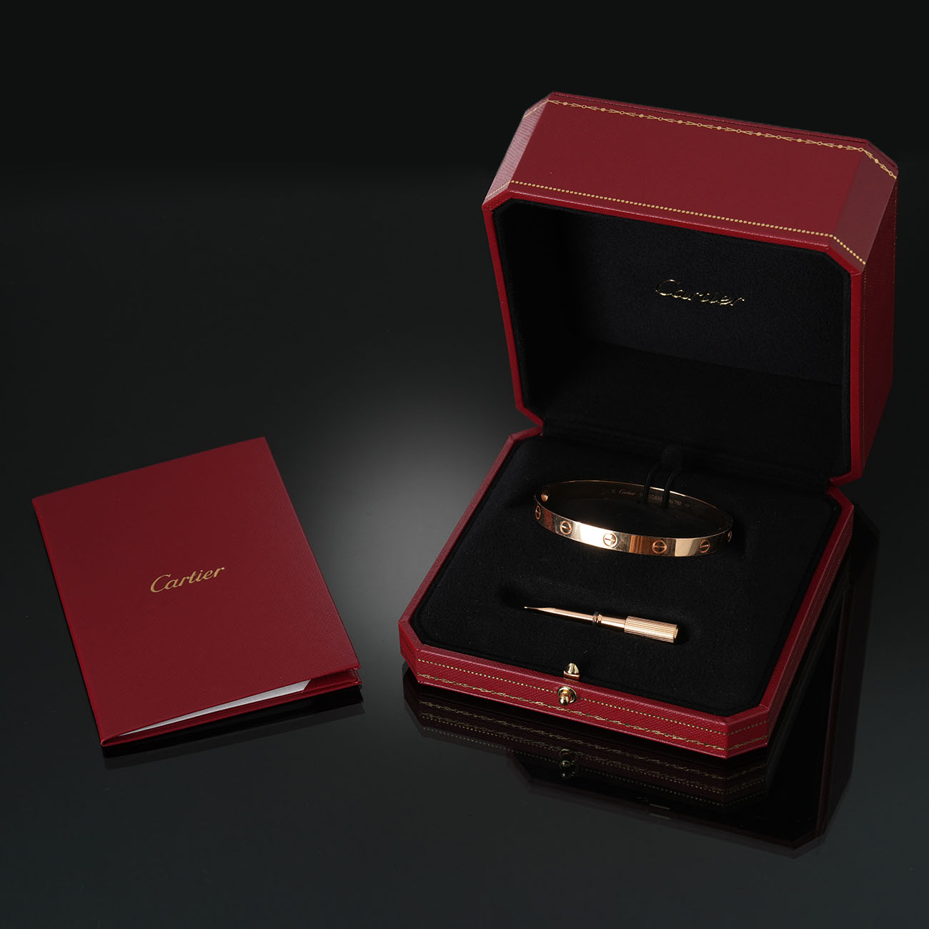 CARTIER(USED)까르띠에 러브 브레이슬릿 # 18