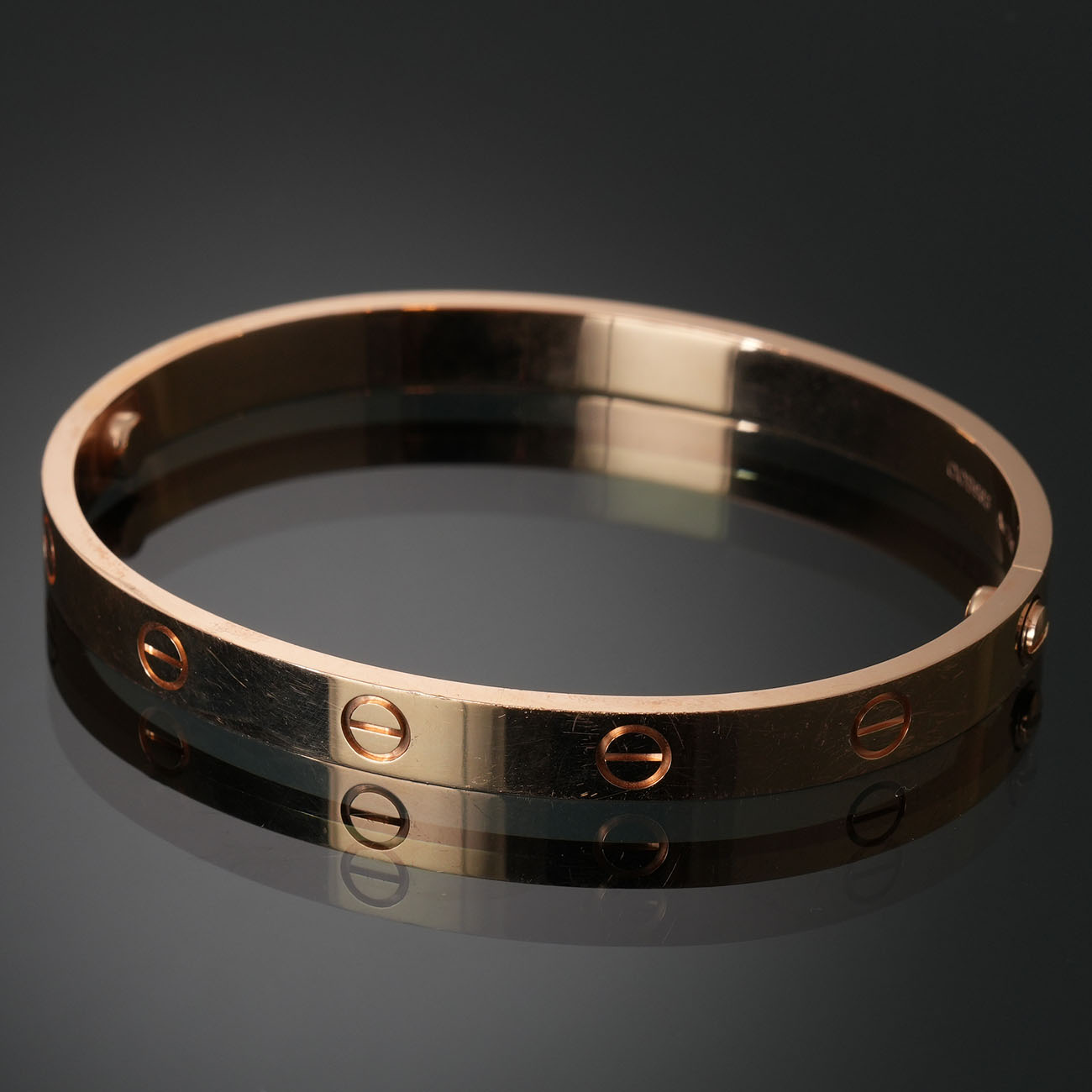CARTIER(USED)까르띠에 러브 브레이슬릿 # 18