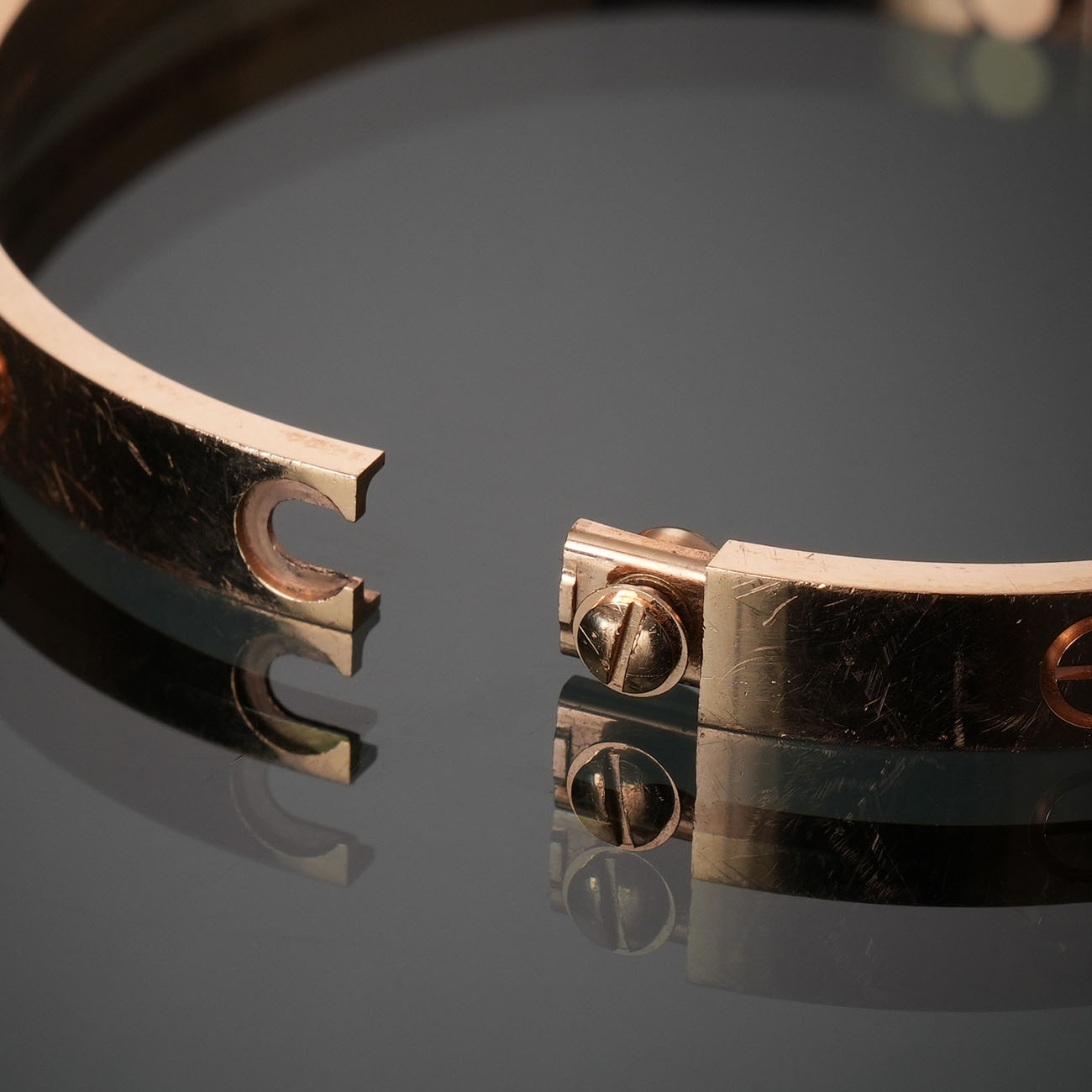 CARTIER(USED)까르띠에 러브 브레이슬릿 # 18