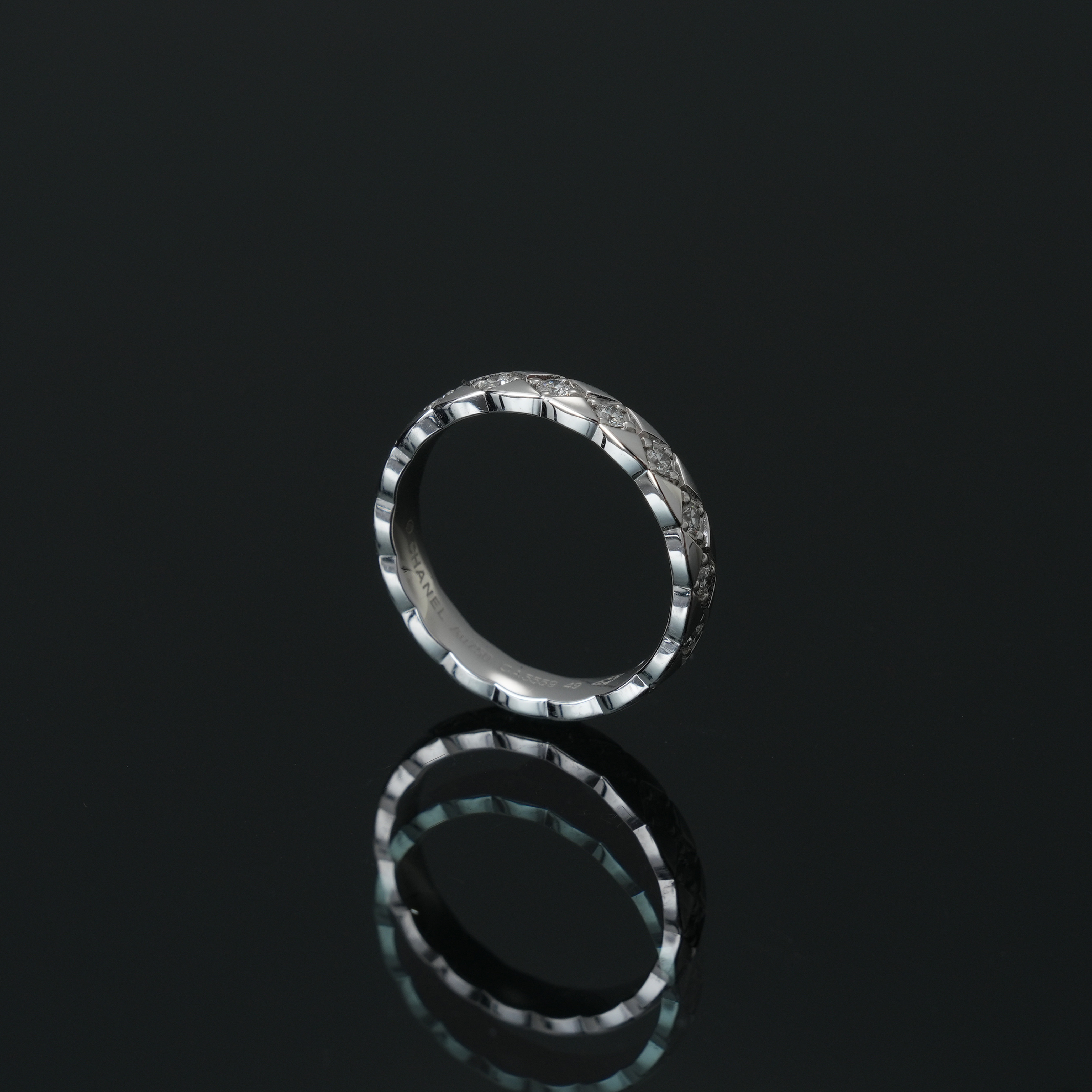 CHANEL(USED)샤넬 다이아 코코크러쉬 링 #49