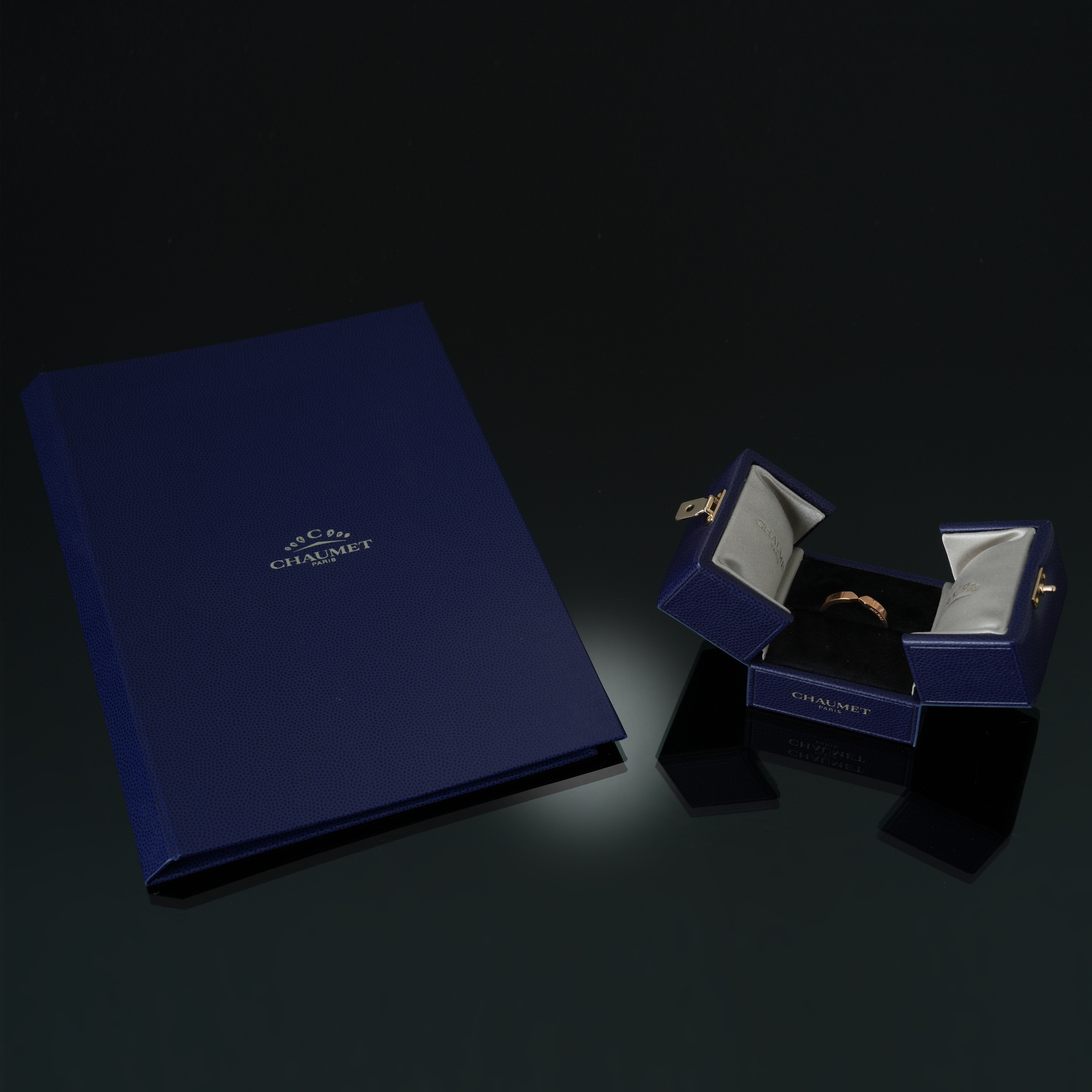 CHAUMET(USED)쇼메 트리옹프 웨딩 밴드 #61