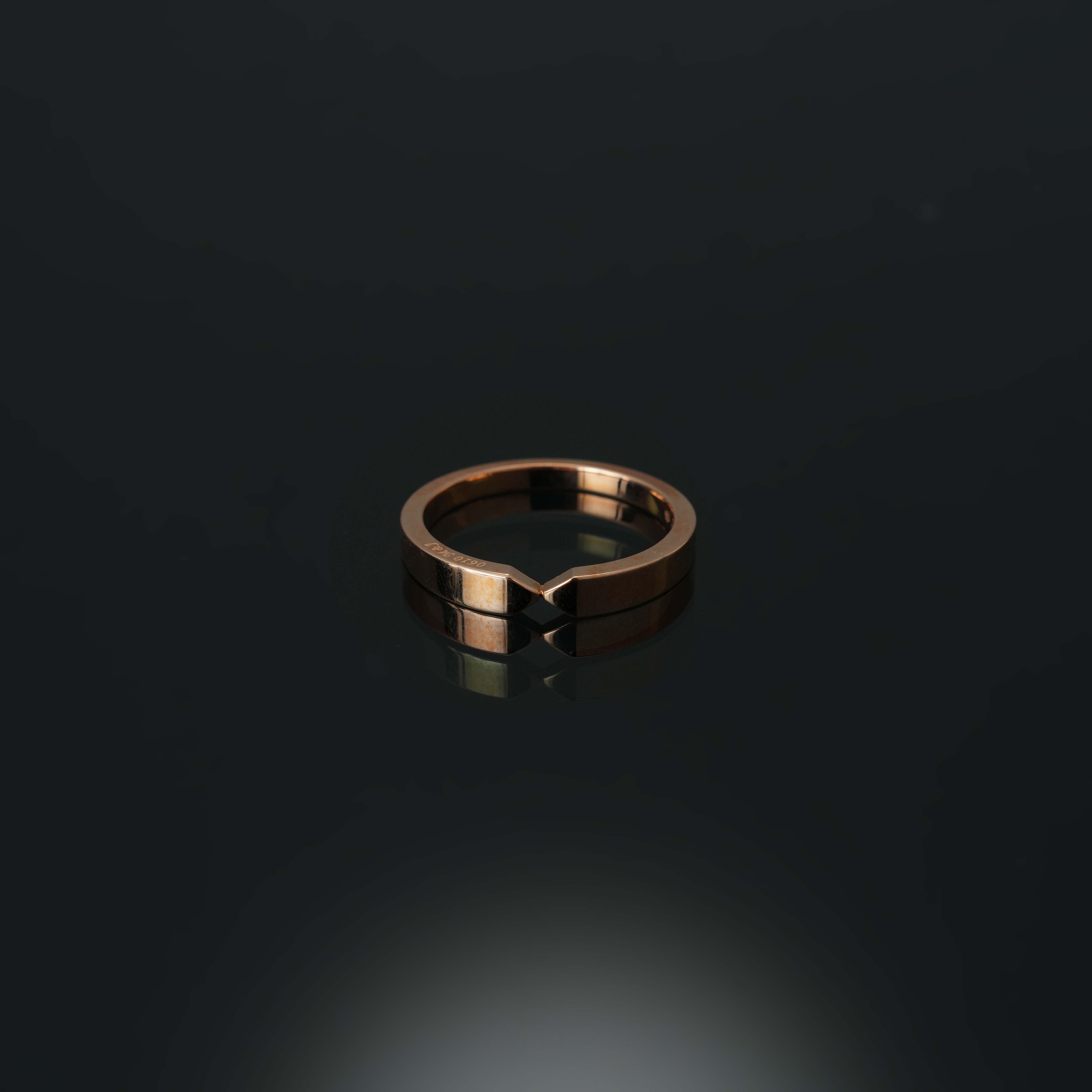 CHAUMET(USED)쇼메 트리옹프 웨딩 밴드 #61