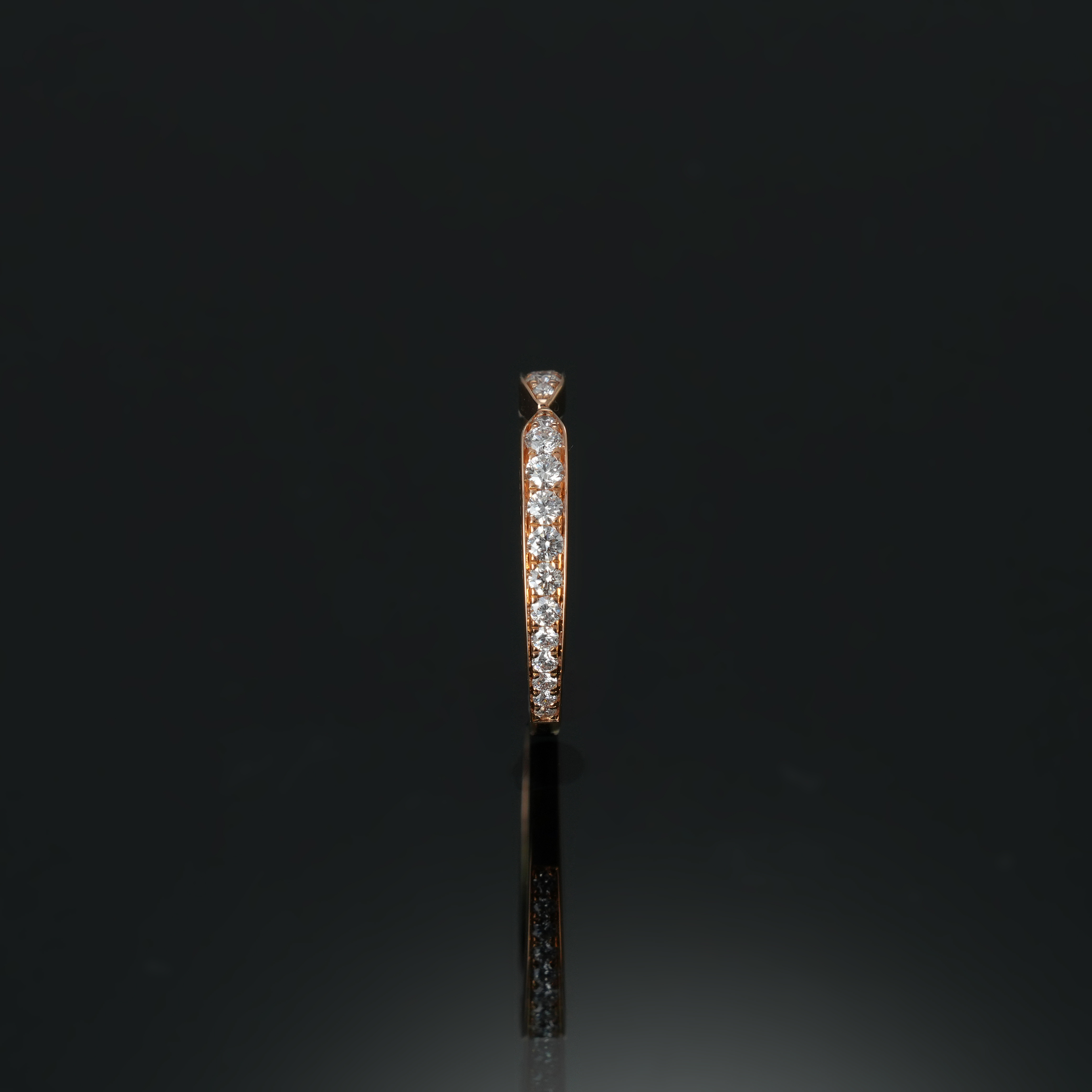 CHAUMET(USED)쇼메 하프 다이아 트리옹프 웨딩 밴드 #48
