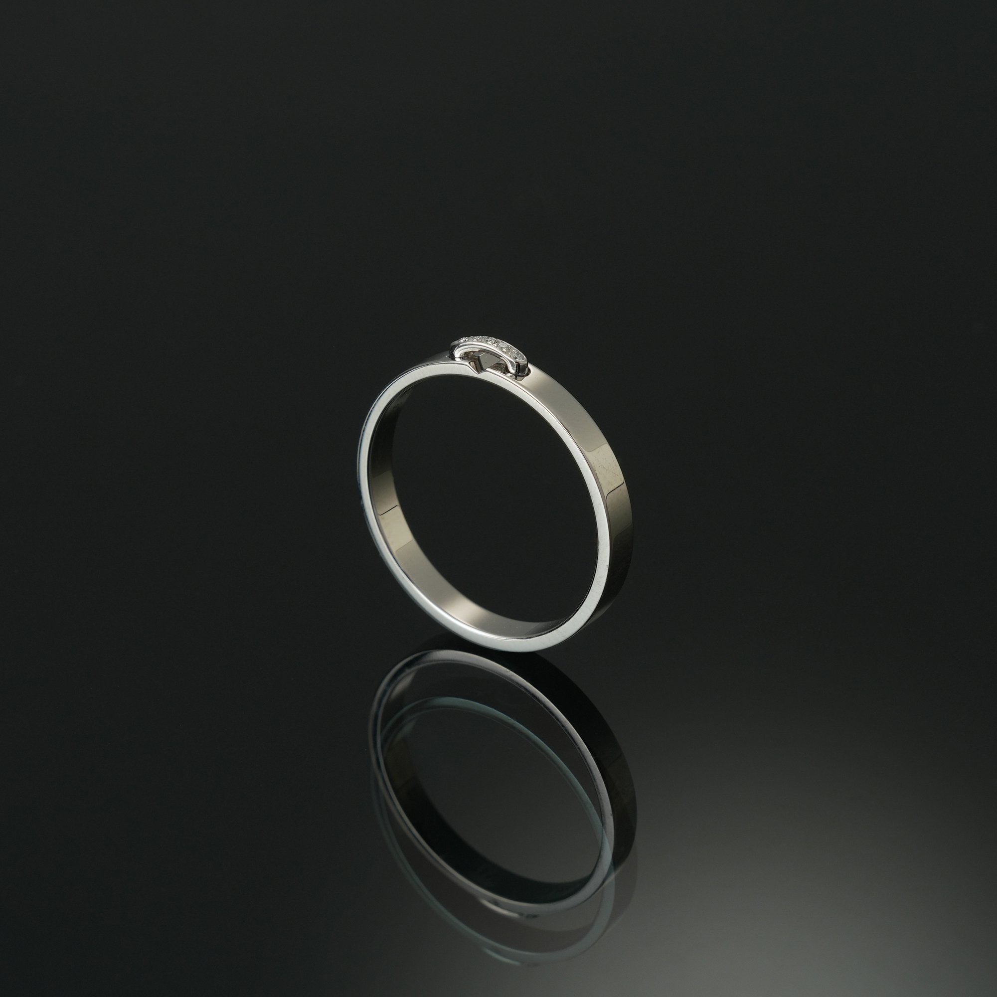 CHAUMET(USED)쇼메 리앙 다이아 웨딩밴드 #62