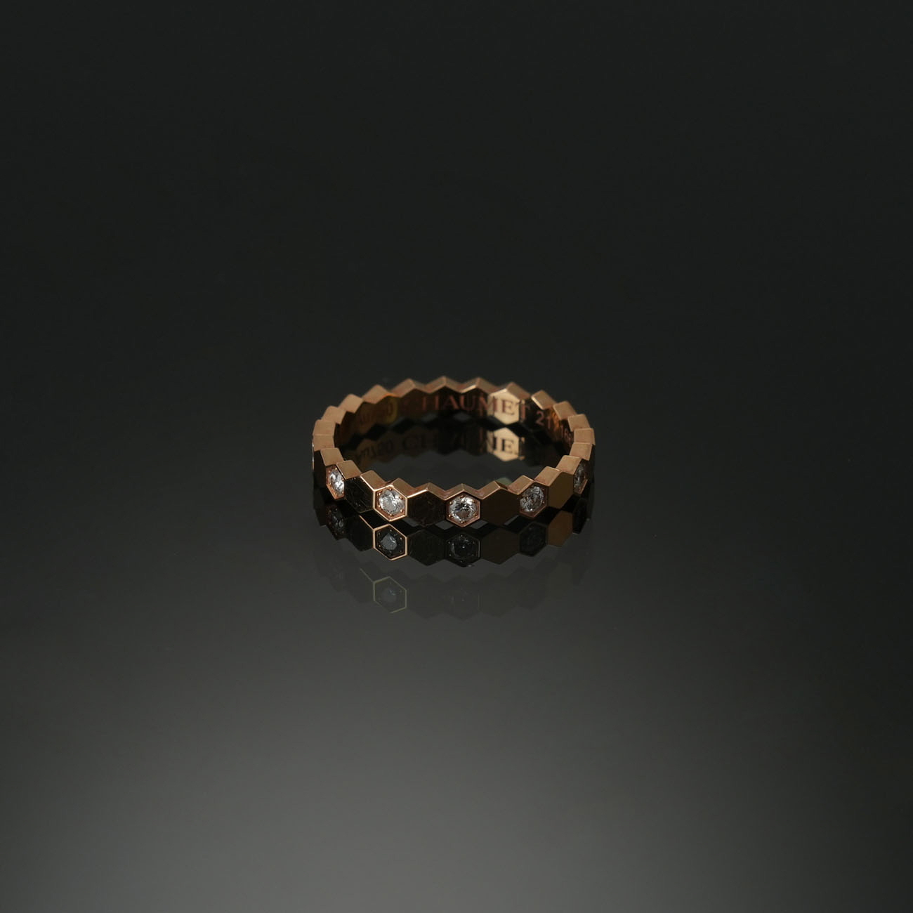 CHAUMET(USED)쇼메 비마이러브 다이아 웨딩밴드 #45