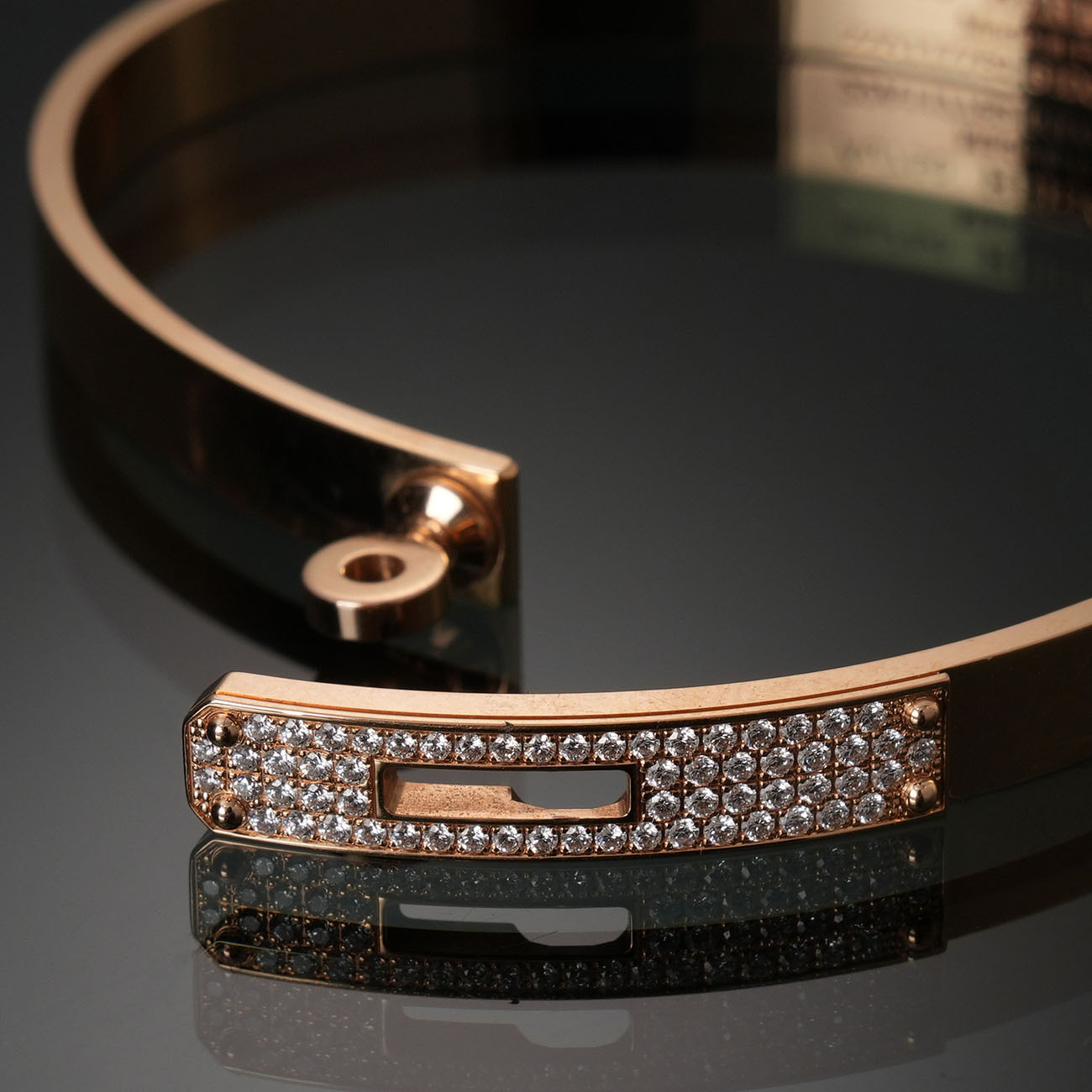 HERMES(USED)에르메스 켈리 다이아 브레이이슬릿