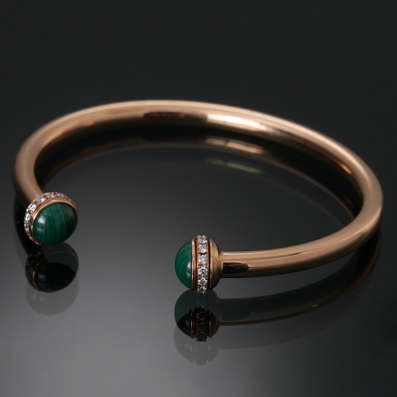 Piaget(USED)피아제 포제션뱅글 미듐 말라카이트 브레이슬릿 #15
