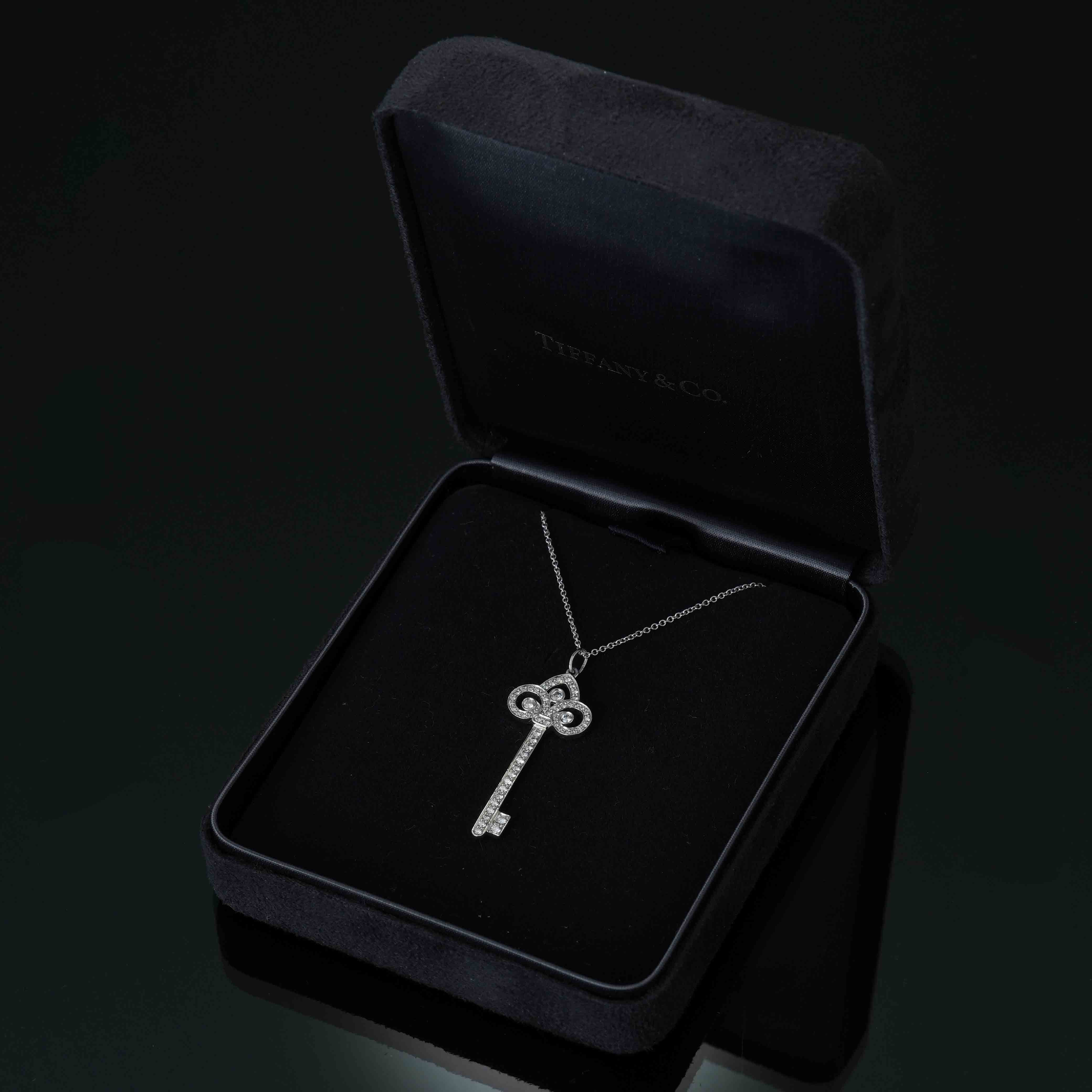 TIFFANY(USED)티파니앤코 다이아 키 펜던트 네크리스