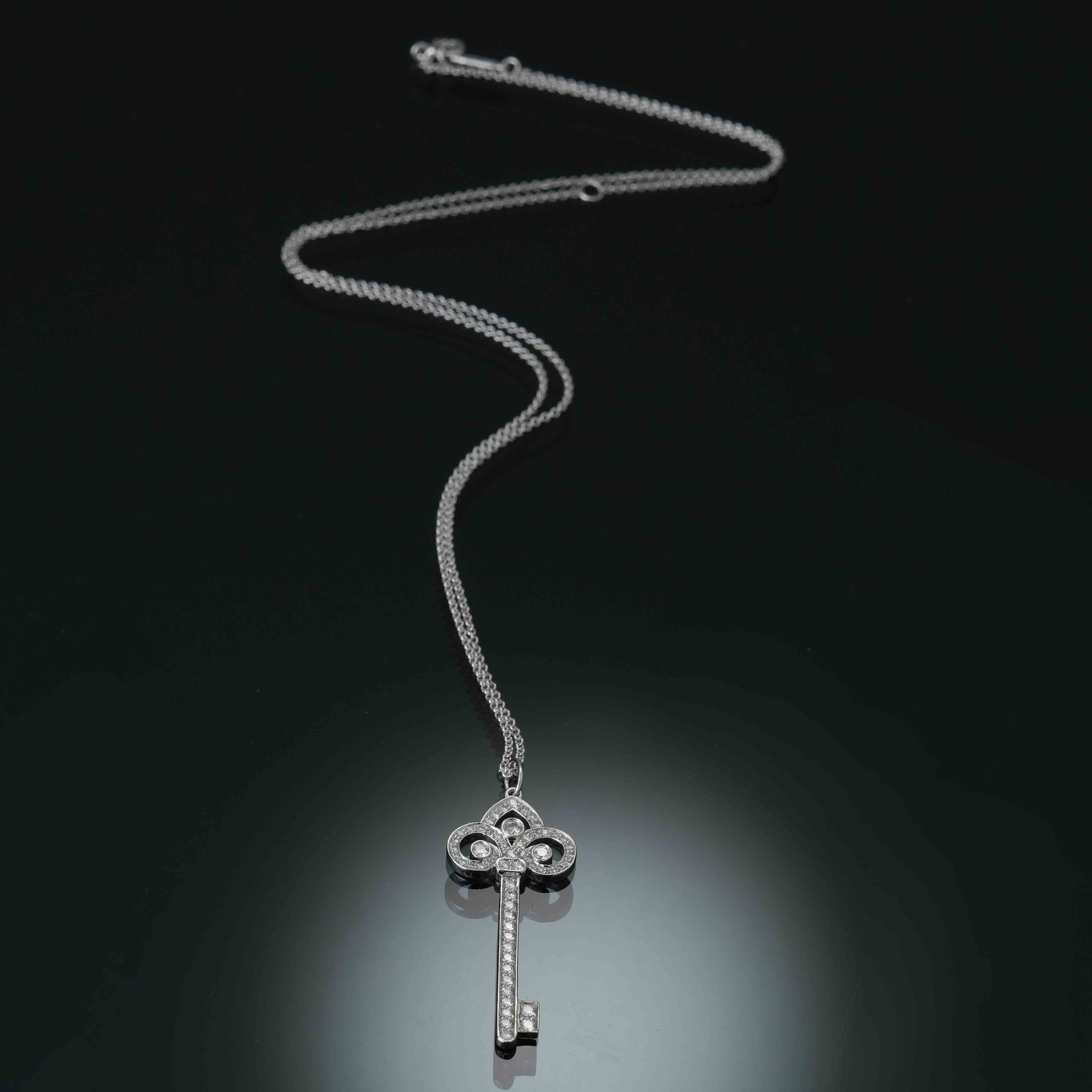 TIFFANY(USED)티파니앤코 다이아 키 펜던트 네크리스