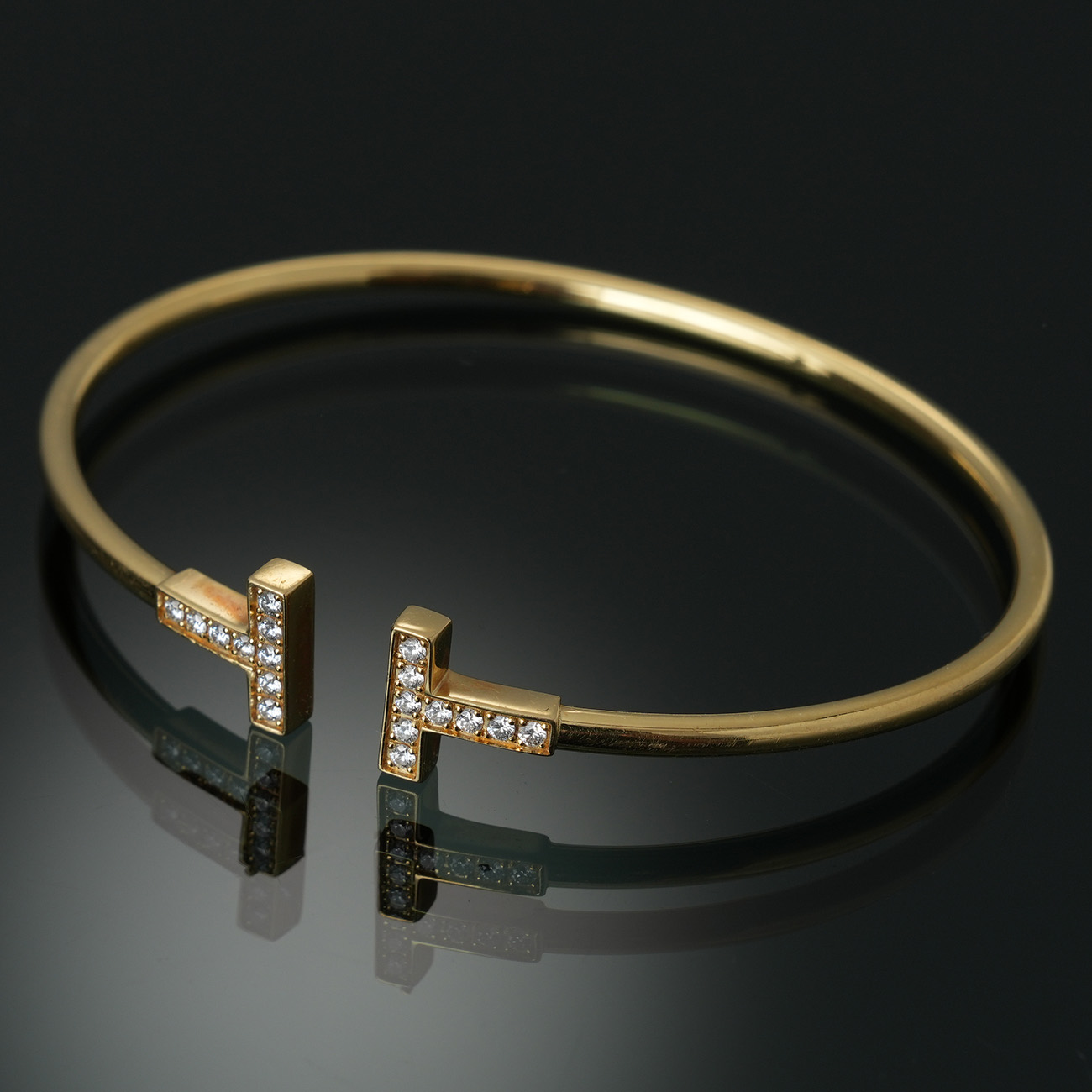 TIFFANY&CO(USED)티파니앤코 다이아 T 와이어 브레이슬릿