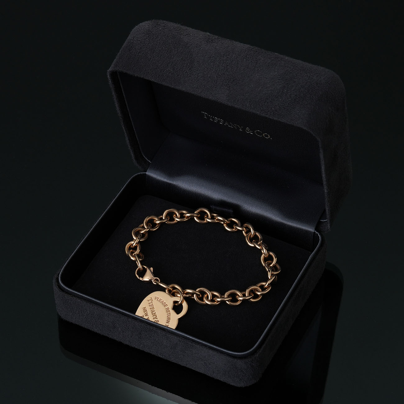 TIFFANY&CO(USED)티파니앤코 하트 태그 브레이슬릿
