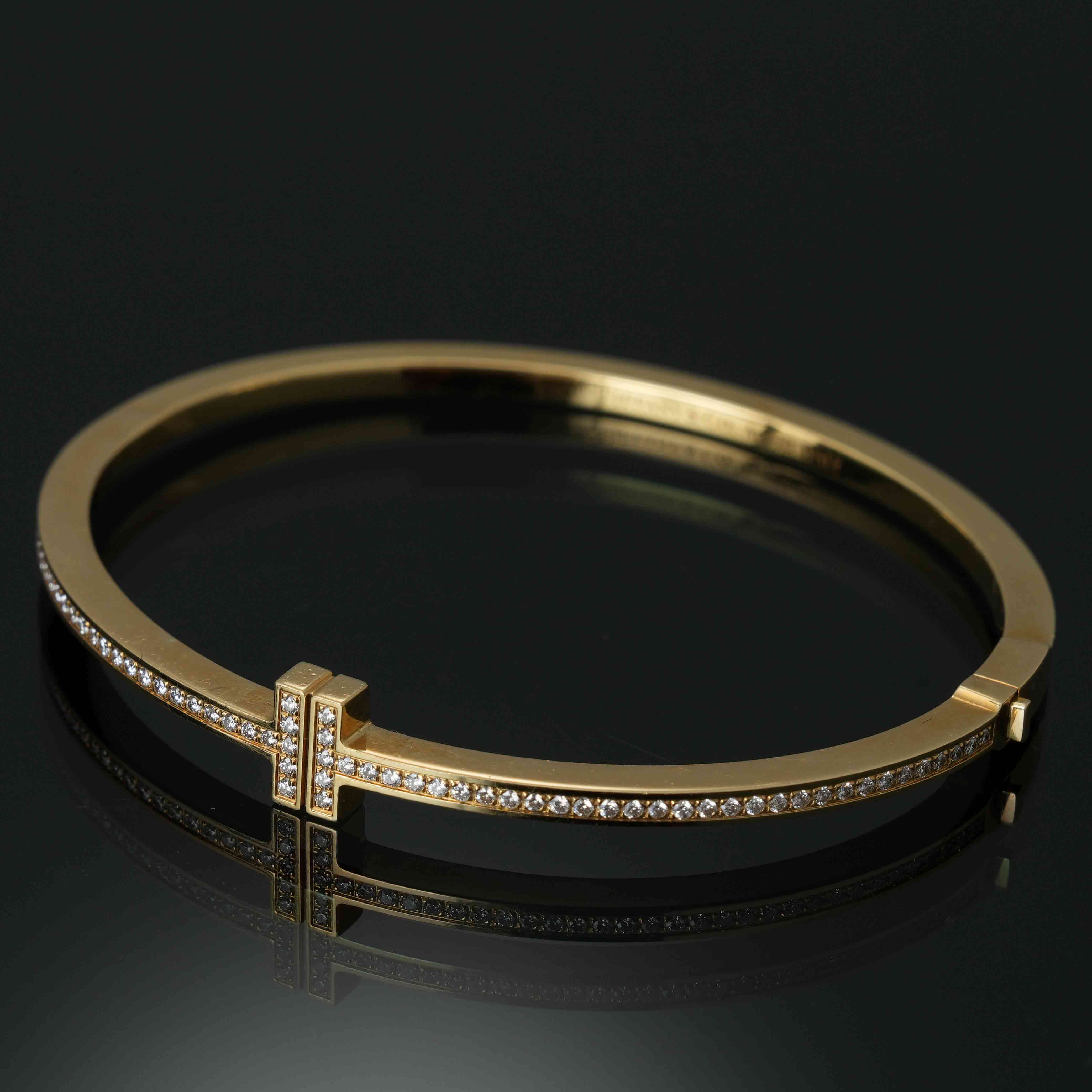 TIFFANY&CO(USED)티파니앤코 힌지드 와이어 다이아몬드 브레이슬릿