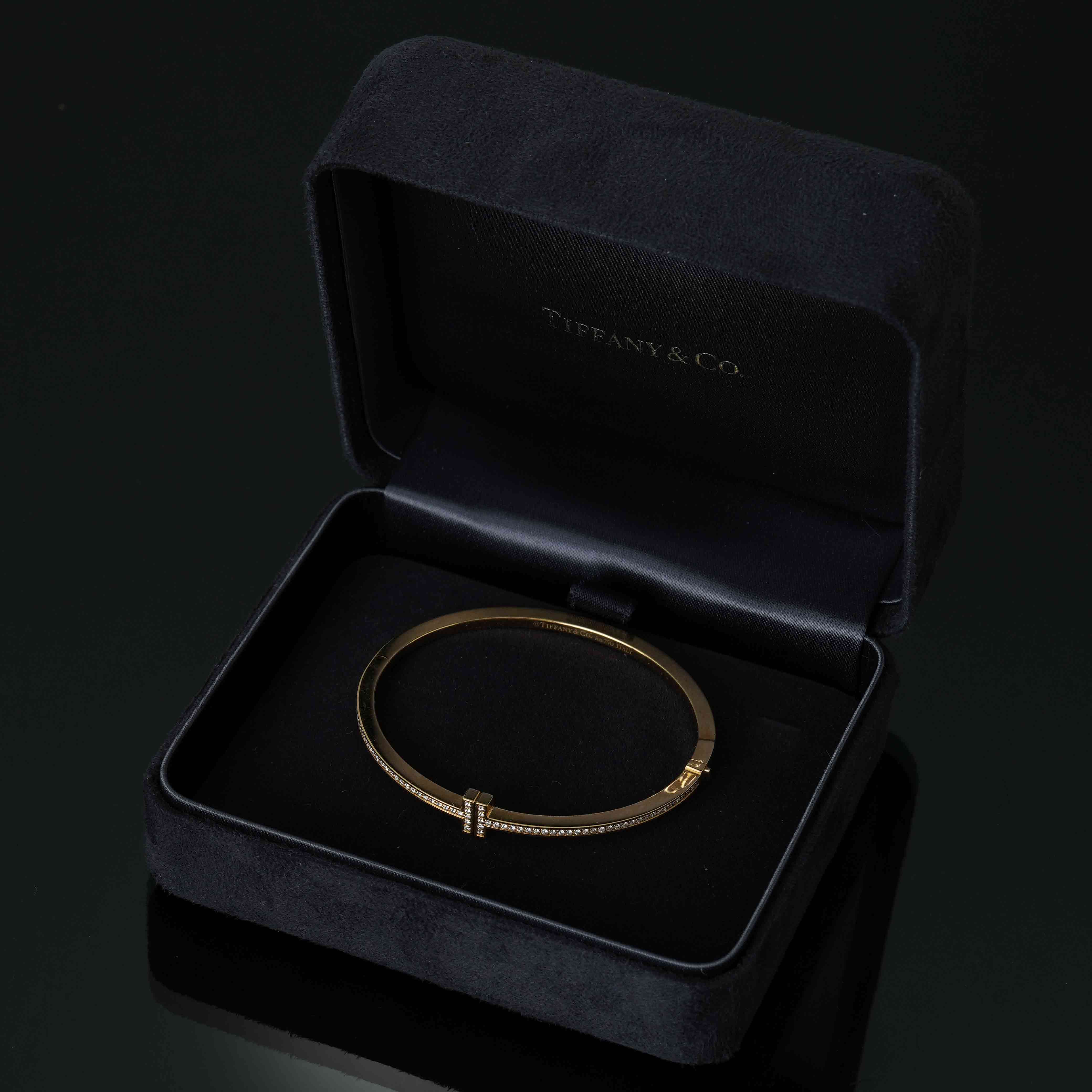 TIFFANY&CO(USED)티파니앤코 힌지드 와이어 다이아몬드 브레이슬릿