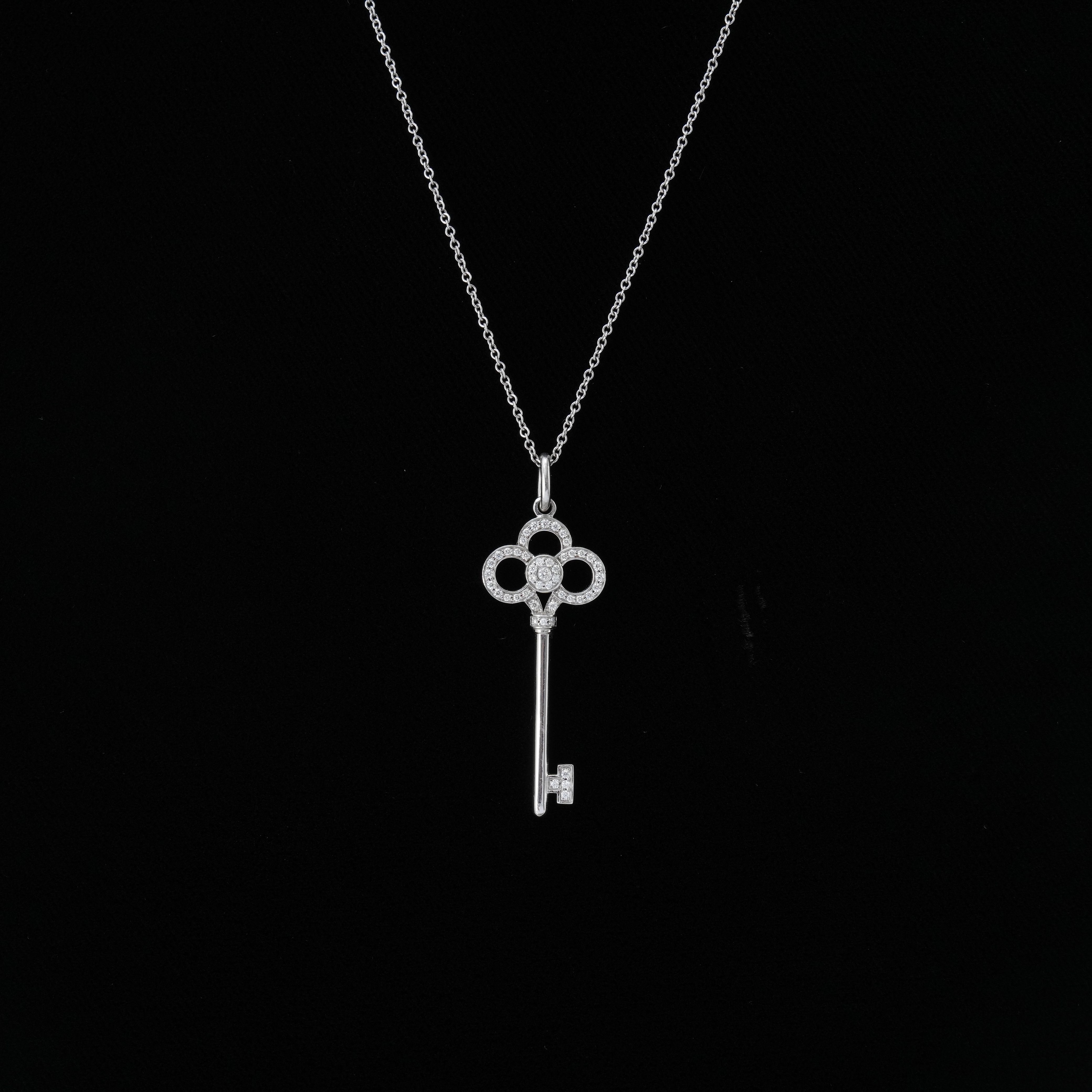TIFFANY(USED)티파니 다이아 키 팬던트