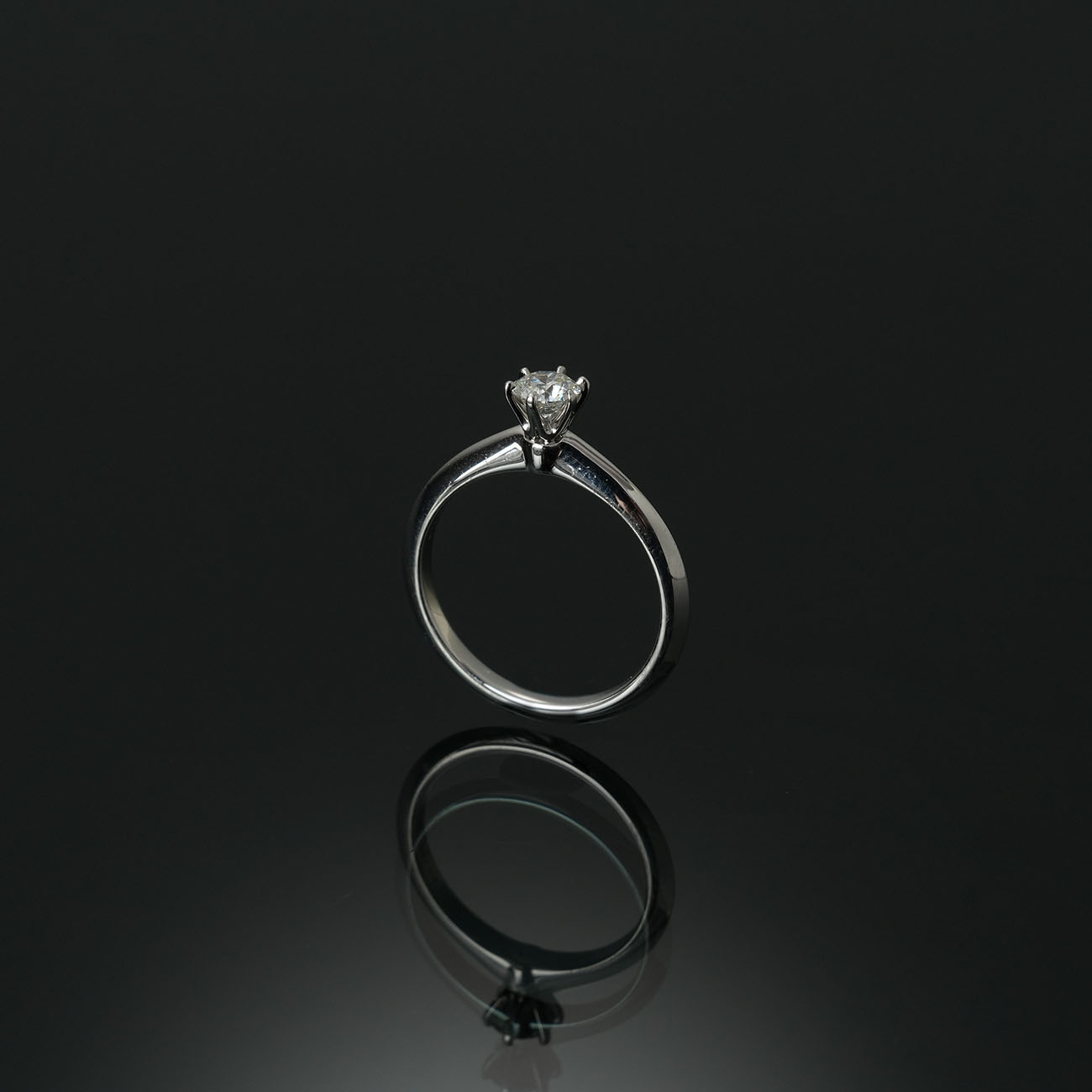 TIFFANY&CO(USED)티파니앤코 다이아 웨딩링 0.33ct # 00