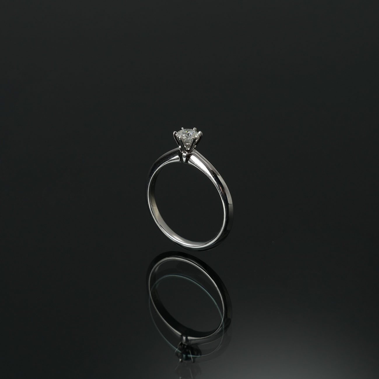 TIFFANY&CO(USED)티파니앤코 다이아 웨딩링 0.33ct # 00
