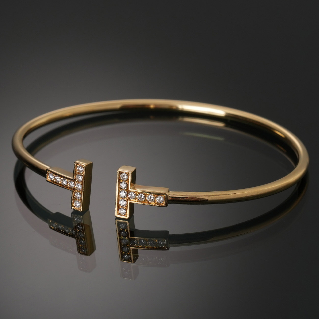 TIFFANY&CO(USED)티파니앤코 티 와이어 다이아 브레이슬릿