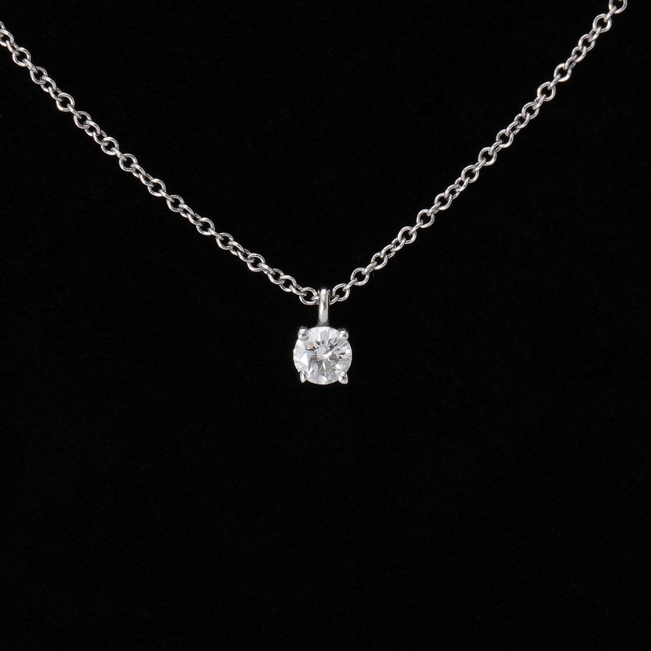 TIFFANY&CO(USED)티파니앤코 티파니 솔리테어 다이아몬드 0.17CT  펜던트