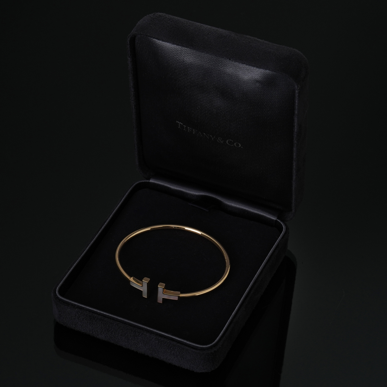 TIFFANY&CO(USED)티파니앤코 티 와이어 브레이슬릿 마더오브 펄 #SM