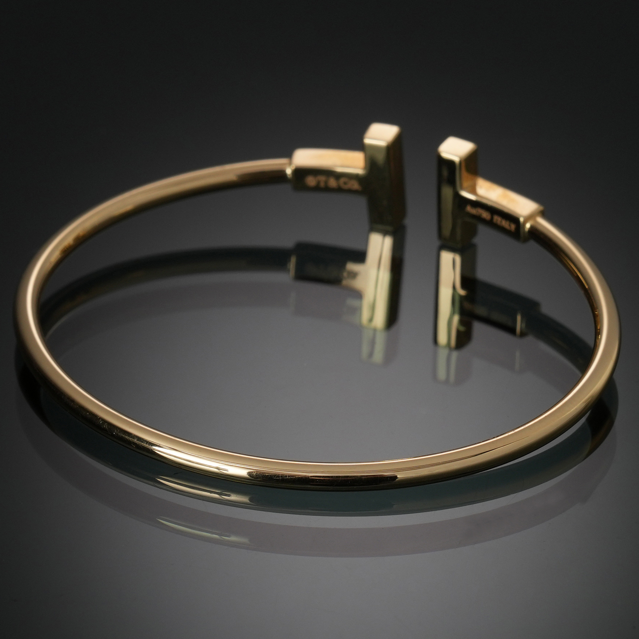 TIFFANY&CO(USED)티파니앤코 티 와이어 브레이슬릿 마더오브 펄 #SM