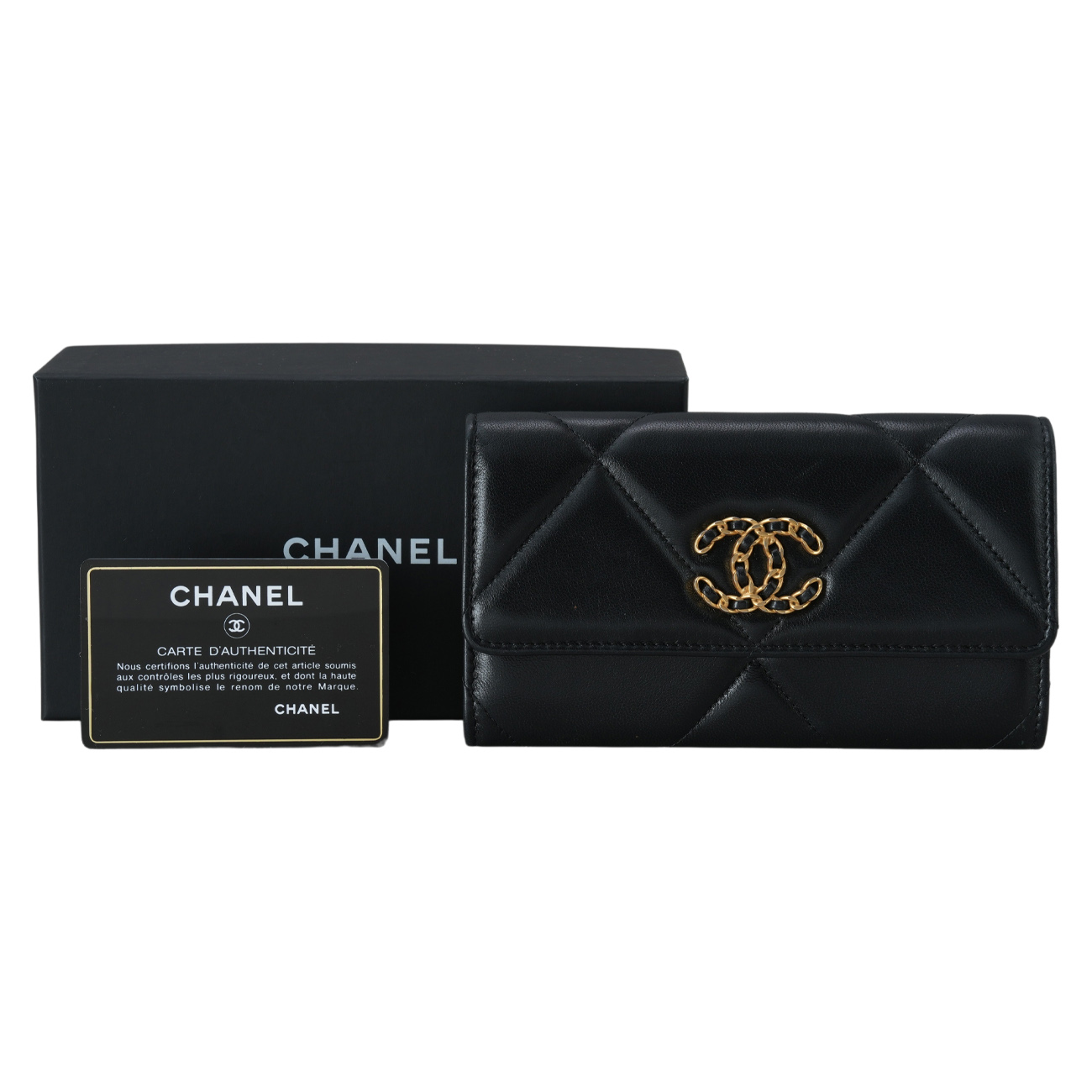 CHANEL(USED)샤넬 19 중지갑