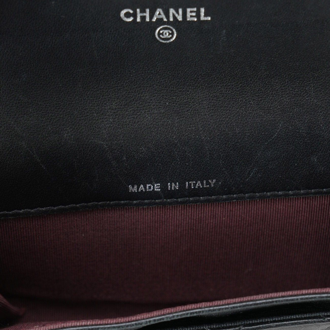 CHANEL(USED)샤넬 A80799 램스킨 클래식 카드지갑