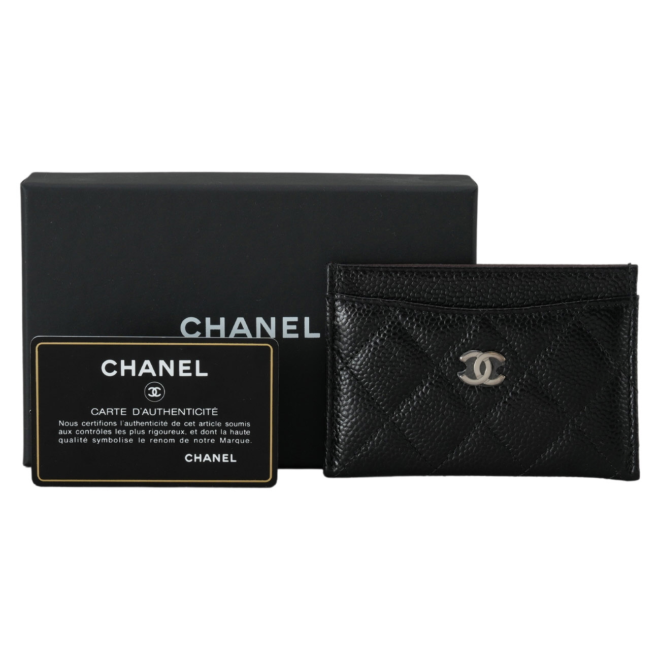 CHANEL(USED)샤넬 AP0213 캐비어 카드지갑