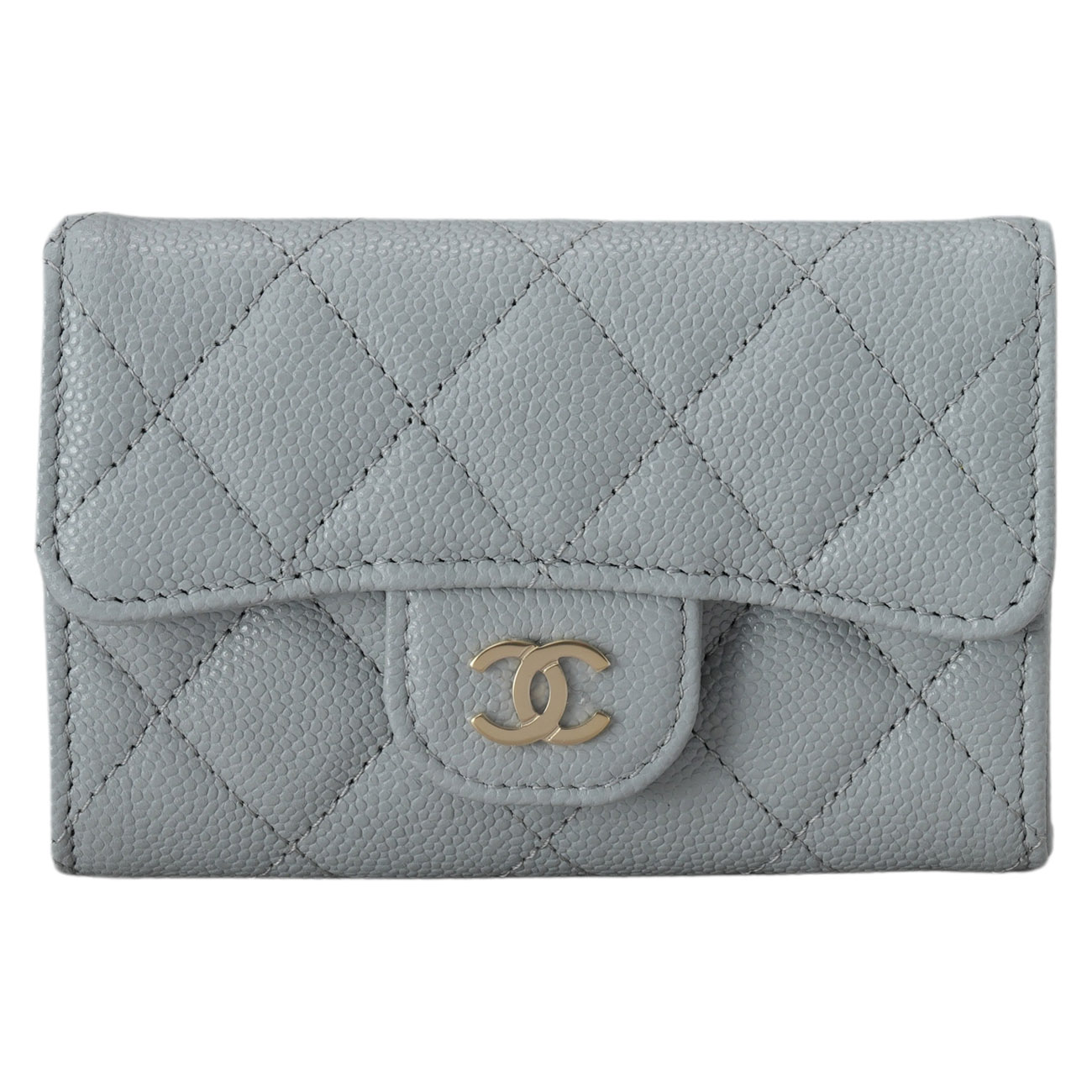 CHANEL(USED)샤넬 캐비어 클래식 플랩 카드지갑