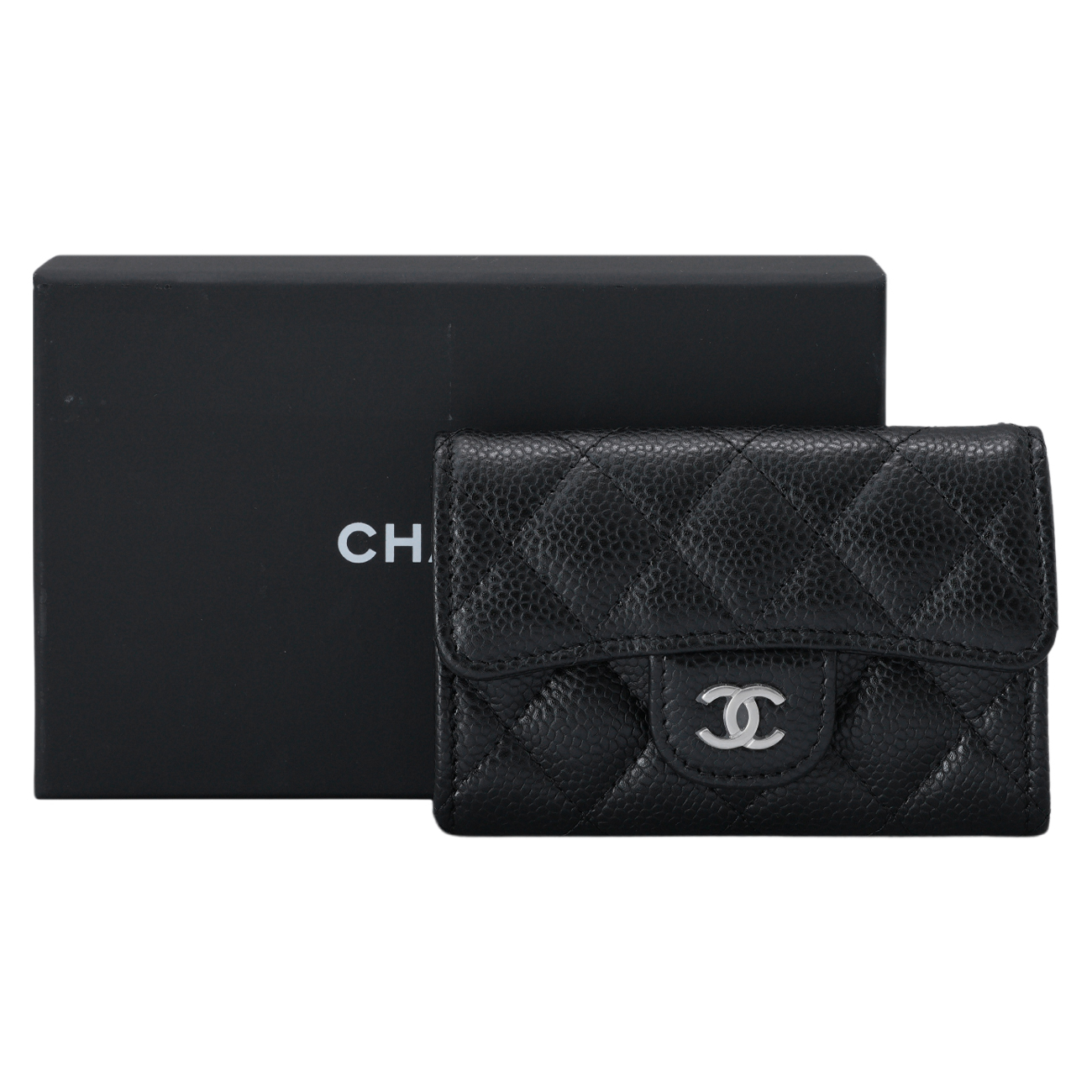 CHANEL(USED)샤넬 캐비어 클래식 카드지갑