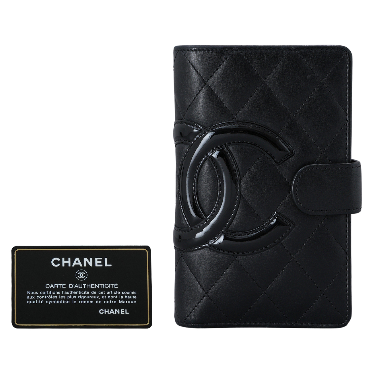 CHANEL(USED)샤넬 깜봉 중지갑