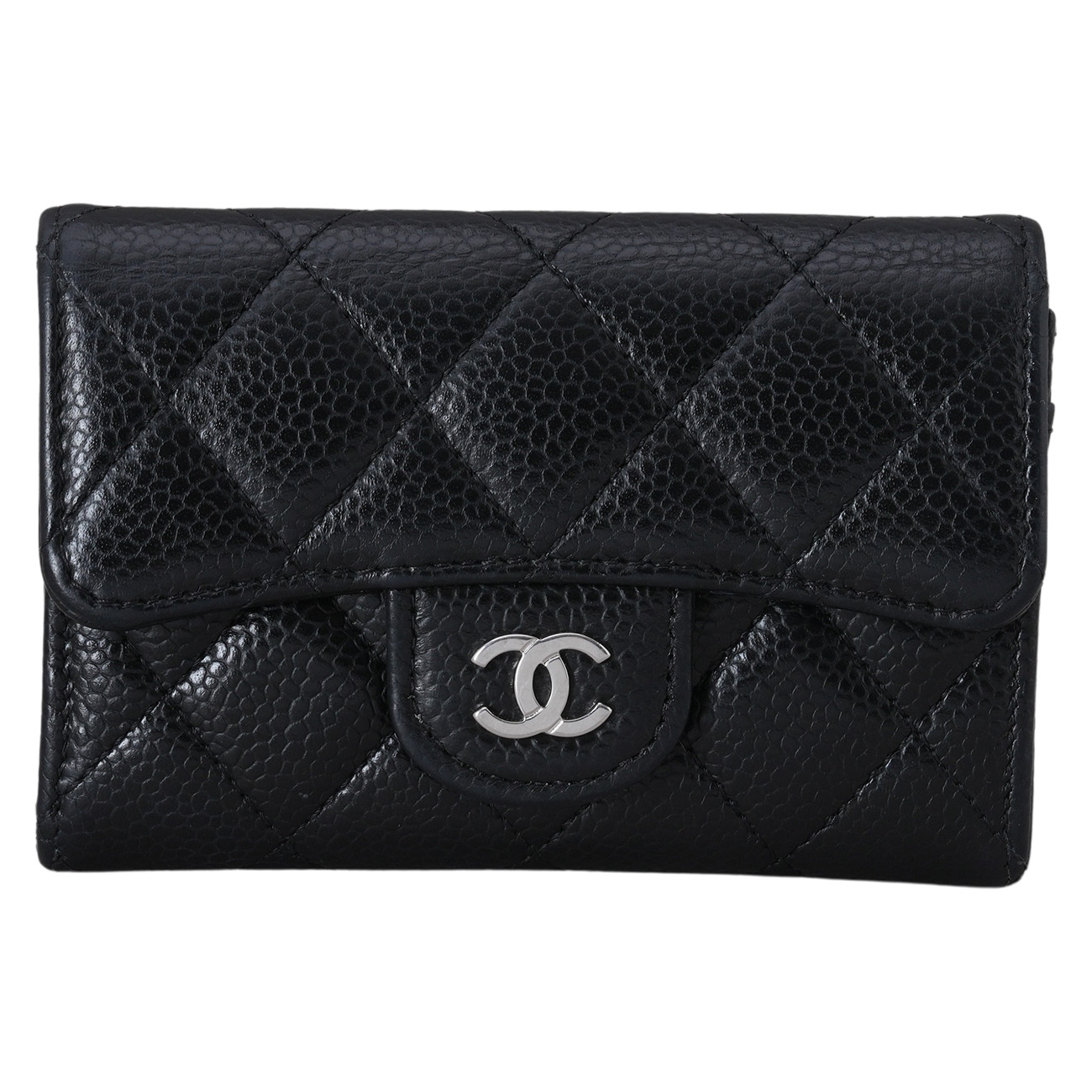 CHANEL(USED)샤넬 캐비어 클래식 카드지갑