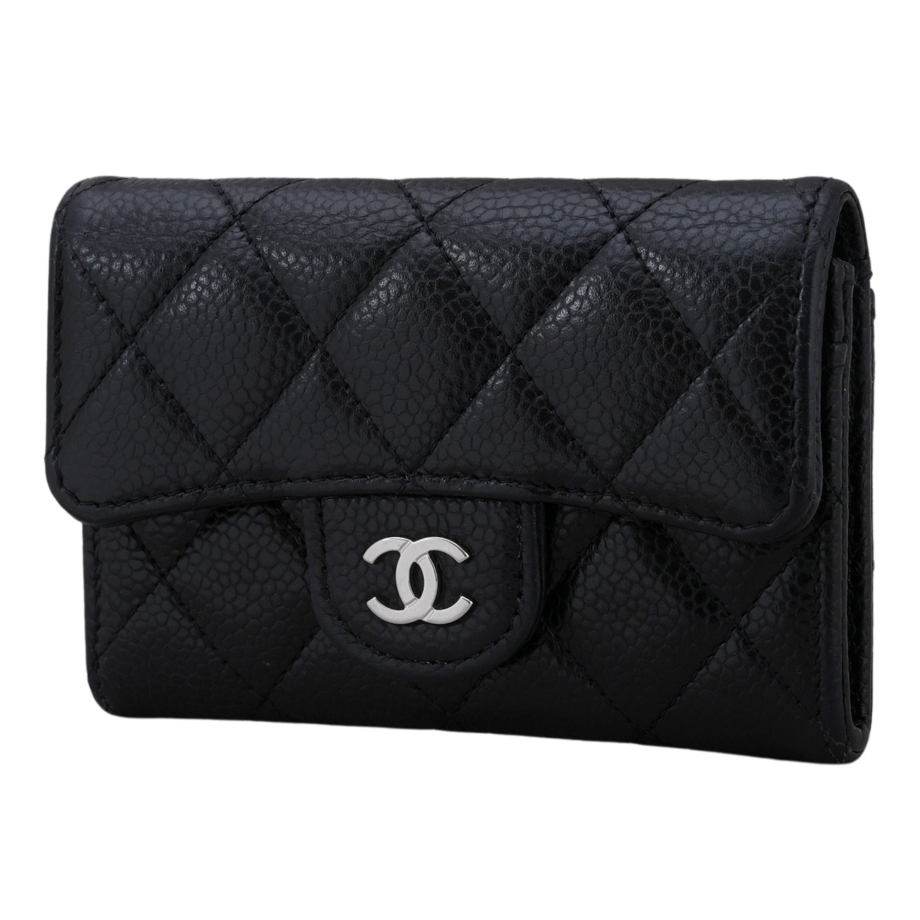 CHANEL(USED)샤넬 캐비어 클래식 카드지갑