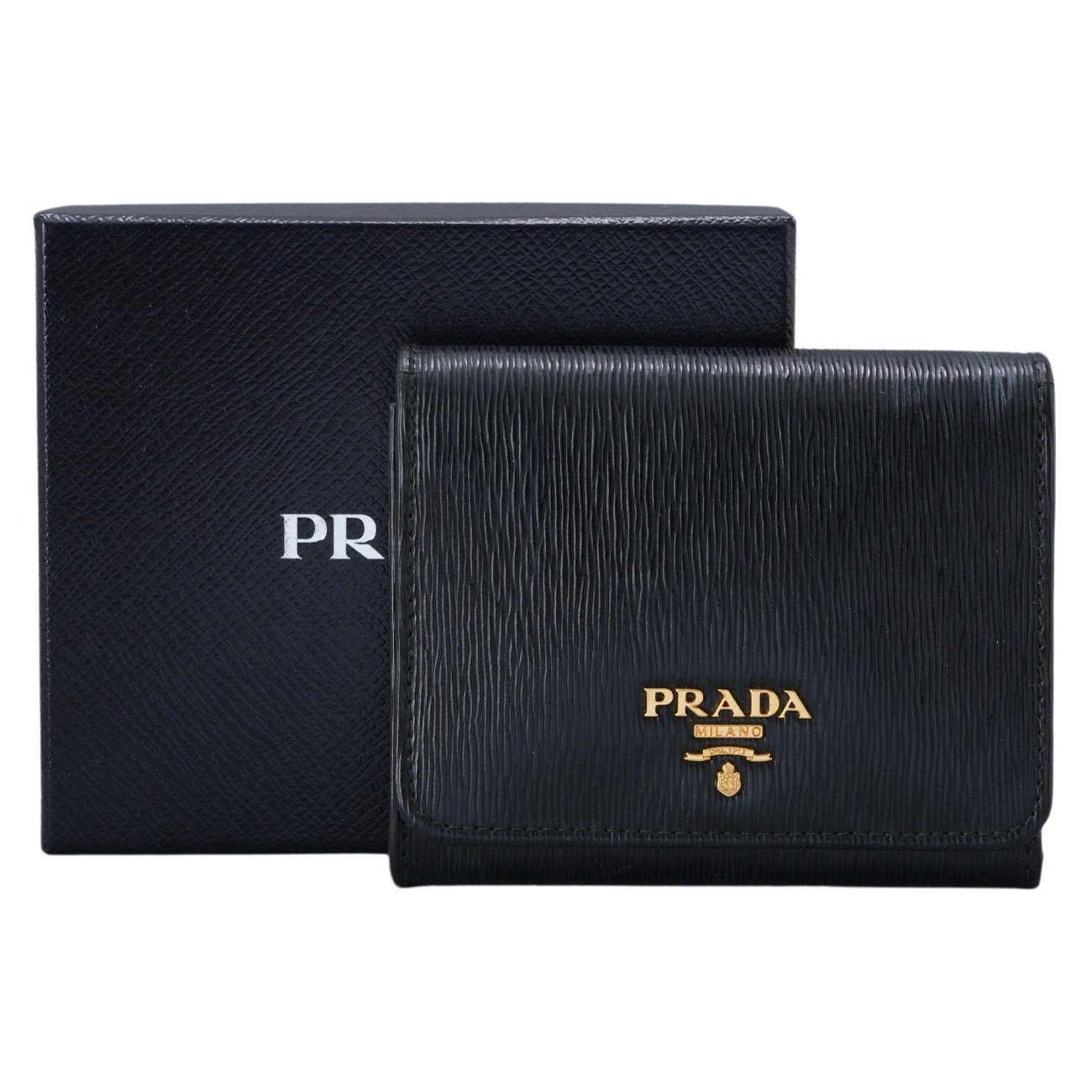 PRADA(USED)프라다 1MH176 사피아노 반지갑