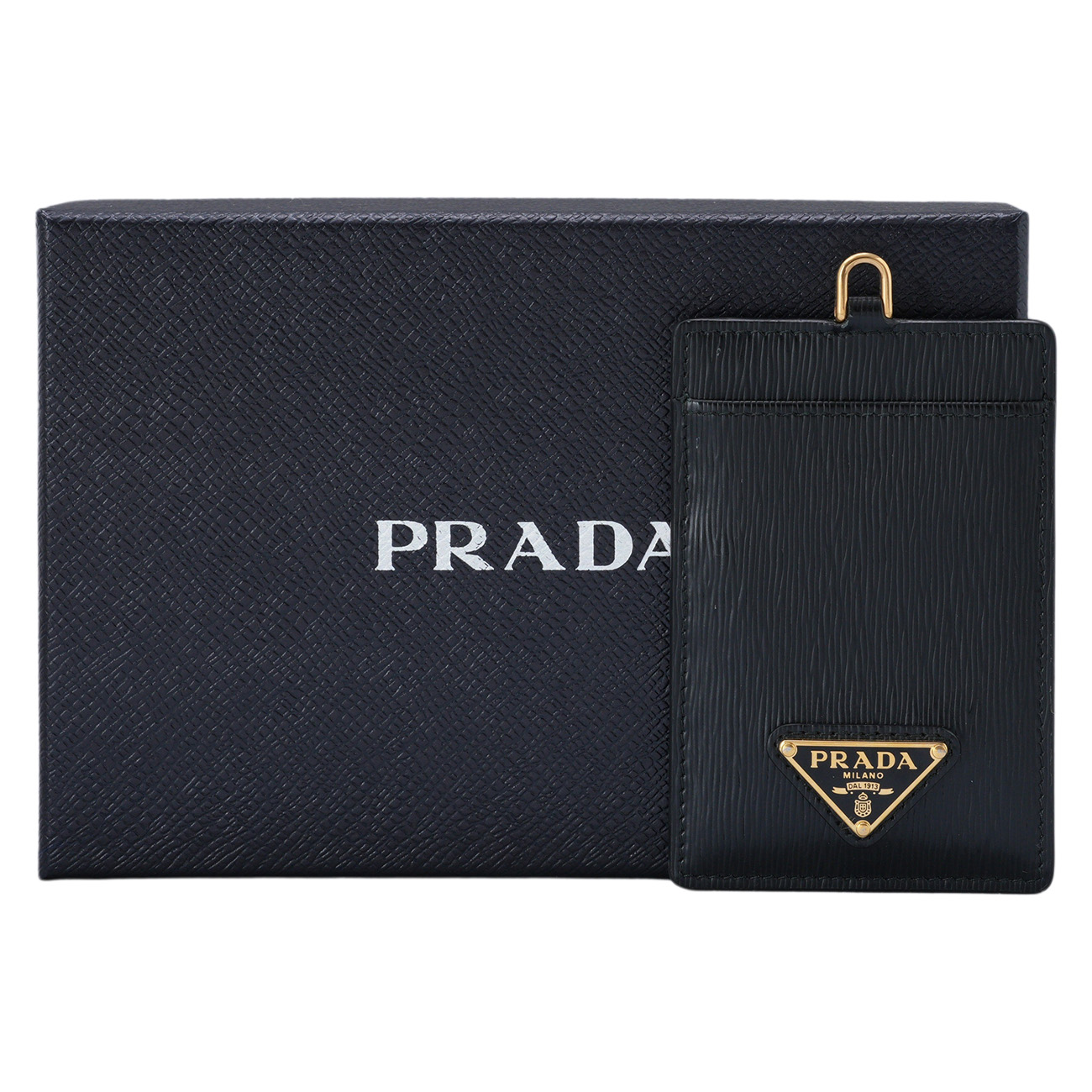 PRADA(USED)프라다 1MC007 사피아노 목걸이 카드지갑