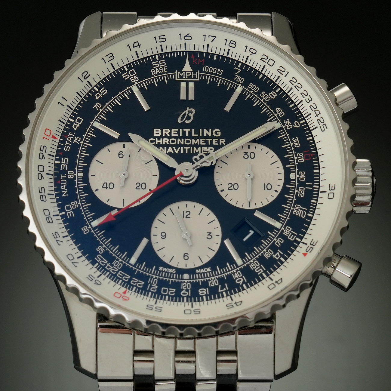 BREITLING(USED)브라이틀링 네비타이머 크로노 AB0121