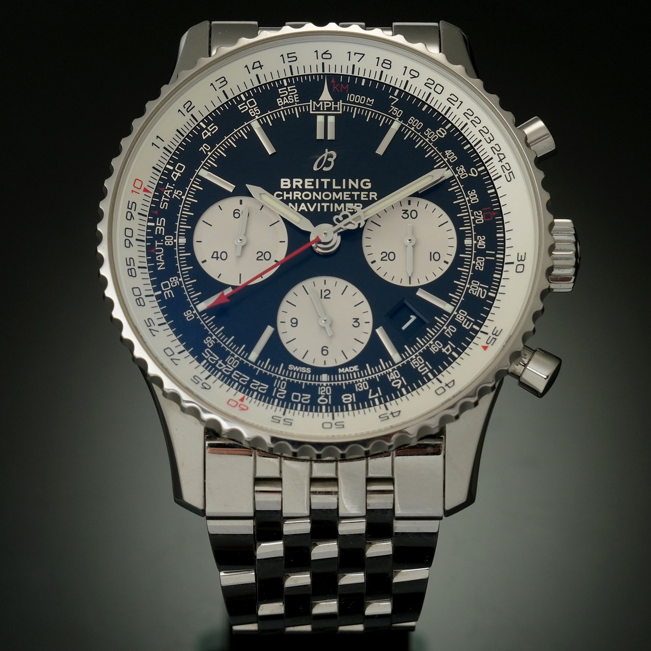 BREITLING(USED)브라이틀링 네비타이머 크로노 AB0121