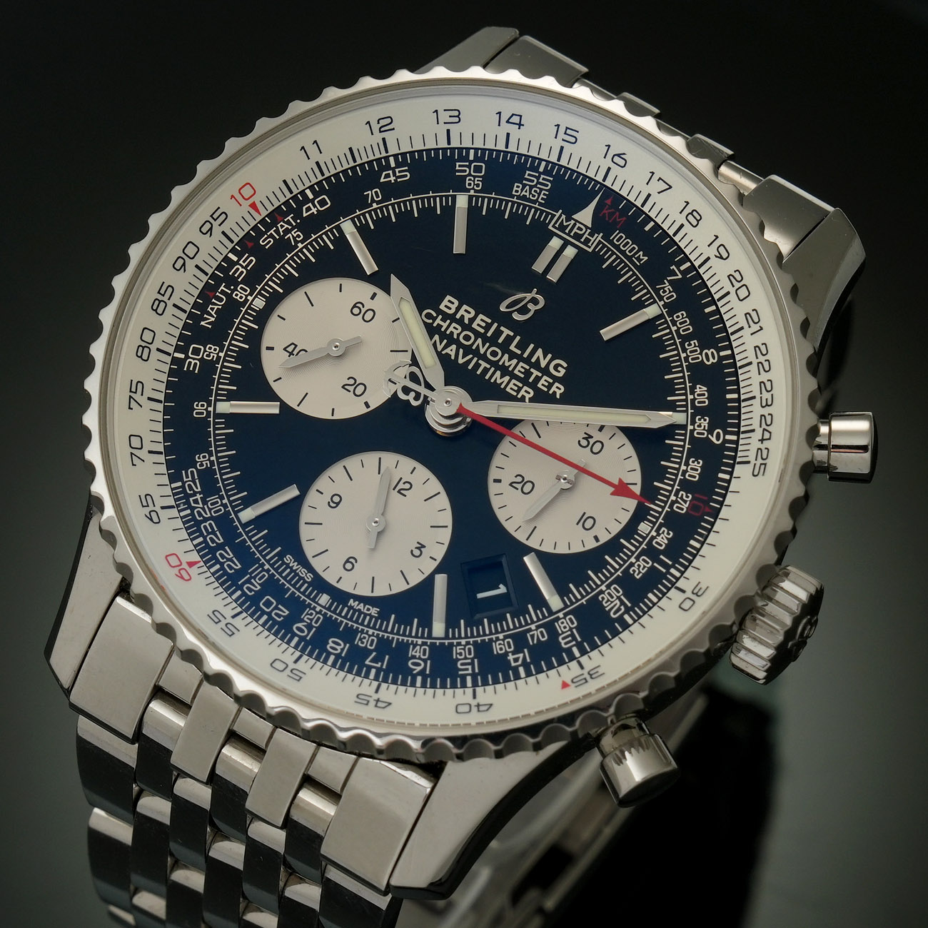 BREITLING(USED)브라이틀링 네비타이머 크로노 AB0121