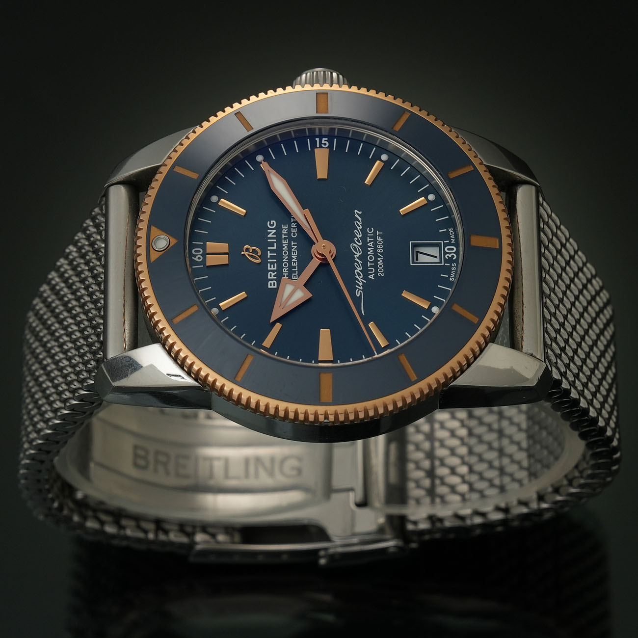 BREITLING(USED)슈퍼오션 헤리티지 콤비 UB2010