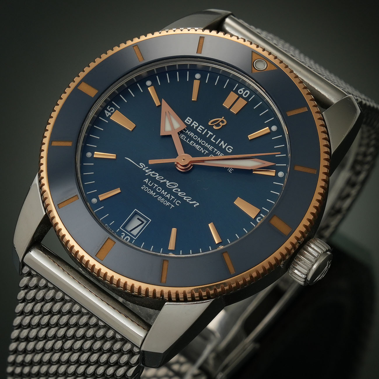 BREITLING(USED)슈퍼오션 헤리티지 콤비 UB2010