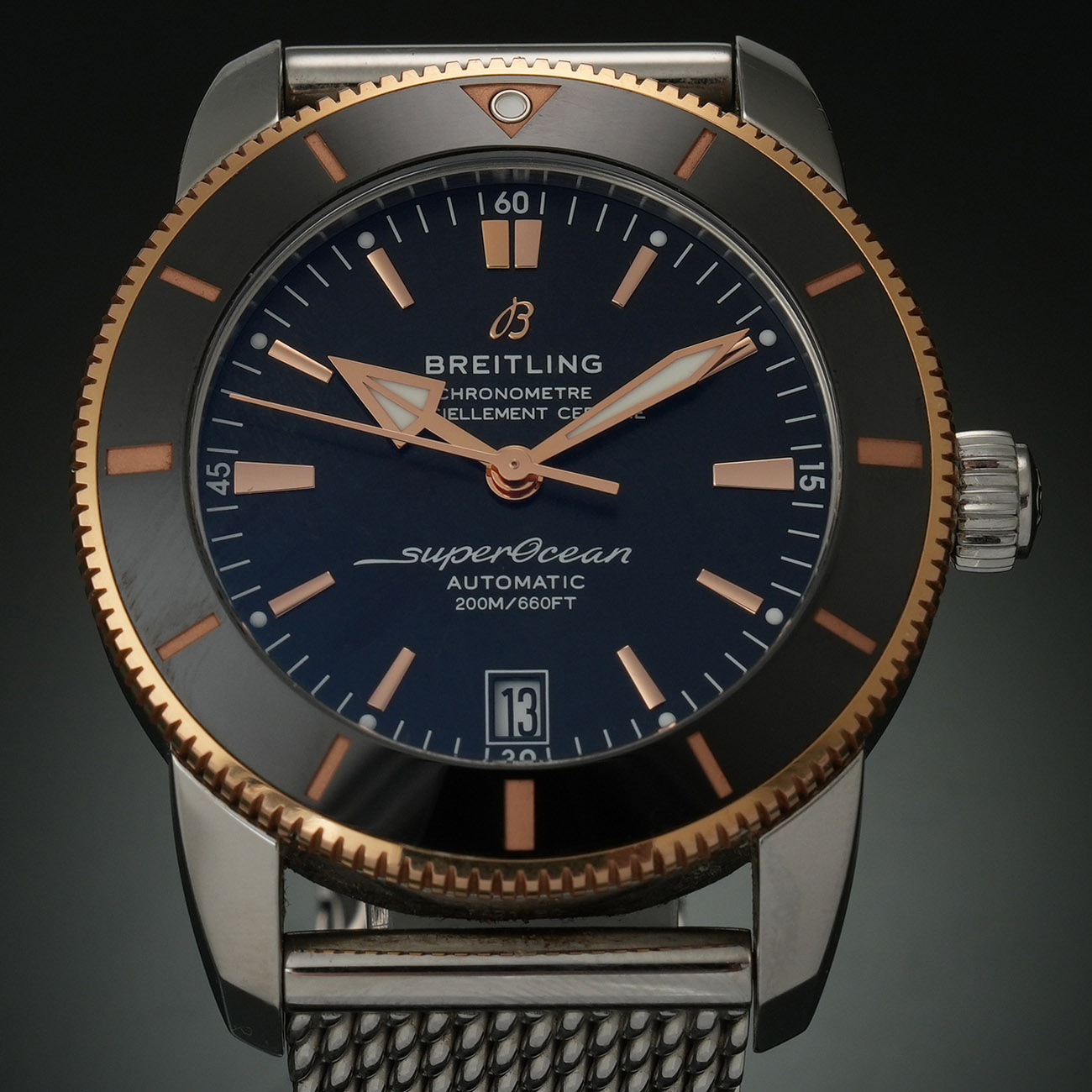 BREITLING(USED)슈퍼오션 헤리티지 콤비 UB2010