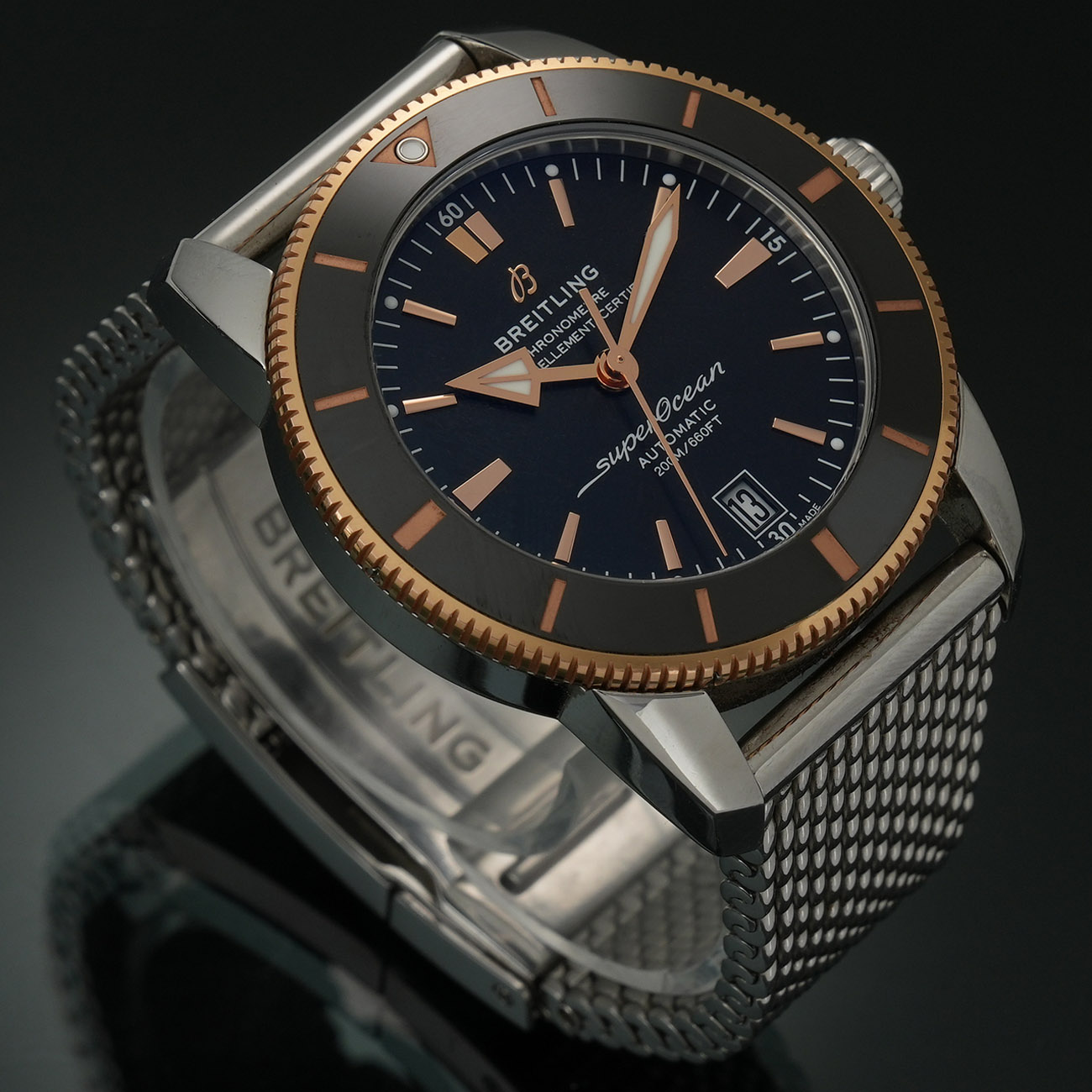 BREITLING(USED)슈퍼오션 헤리티지 콤비 UB2010