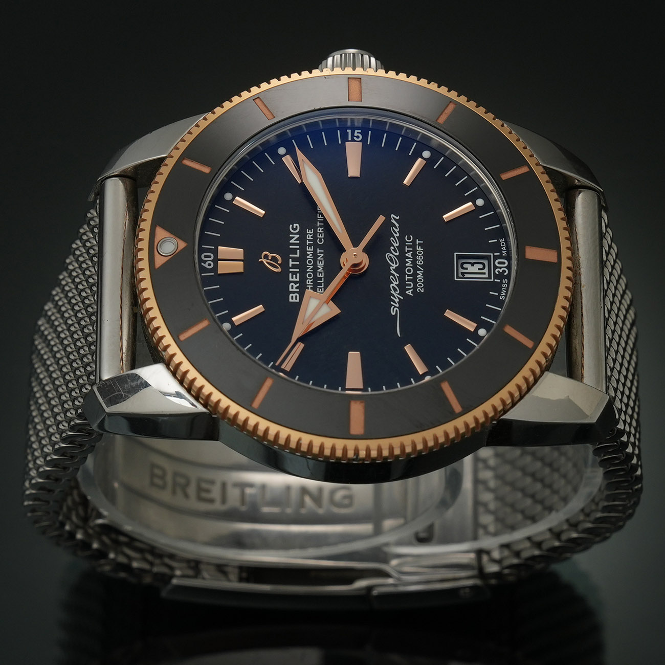 BREITLING(USED)슈퍼오션 헤리티지 콤비 UB2010