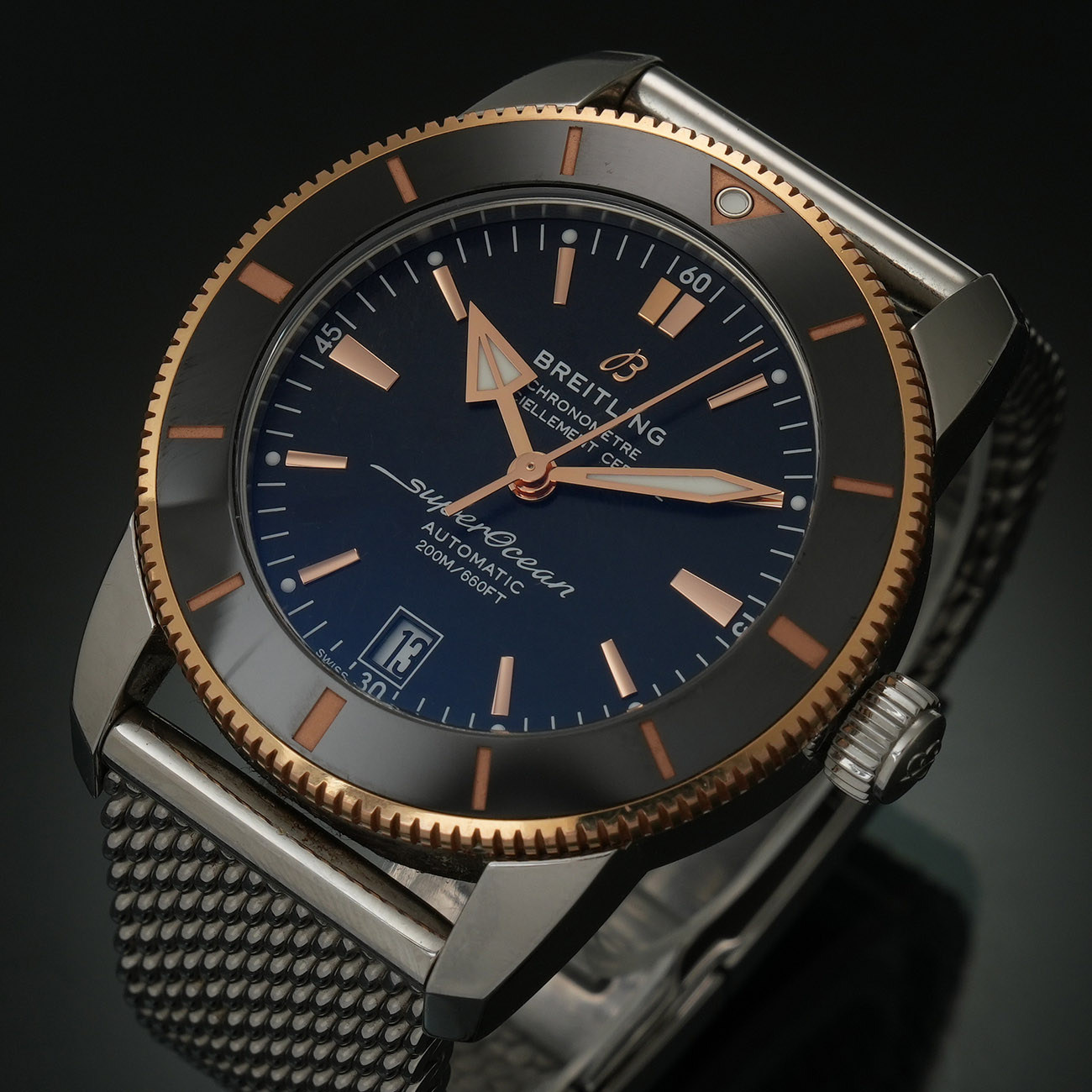 BREITLING(USED)슈퍼오션 헤리티지 콤비 UB2010
